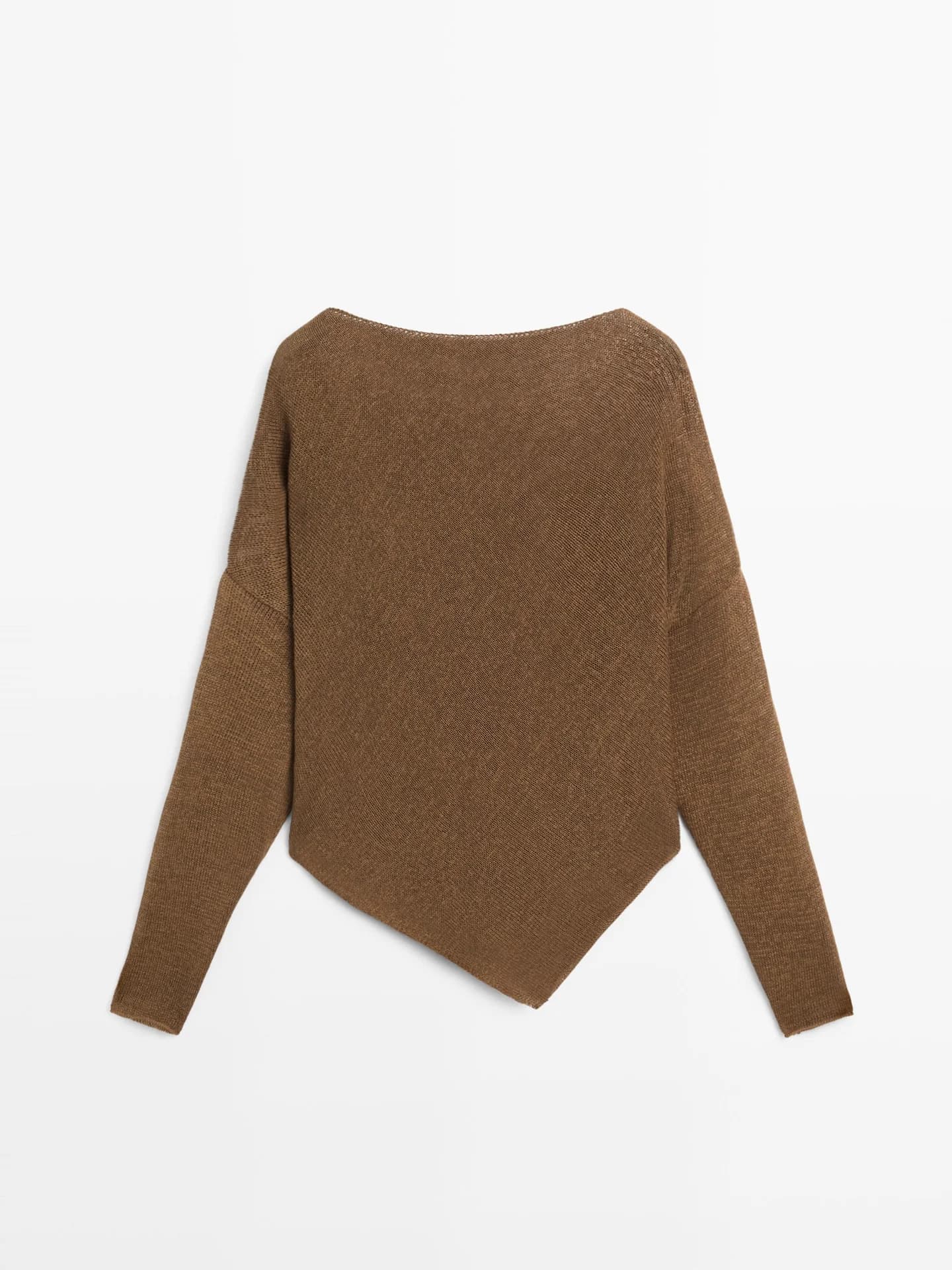 Свитер асимметричной вязки - фото 8