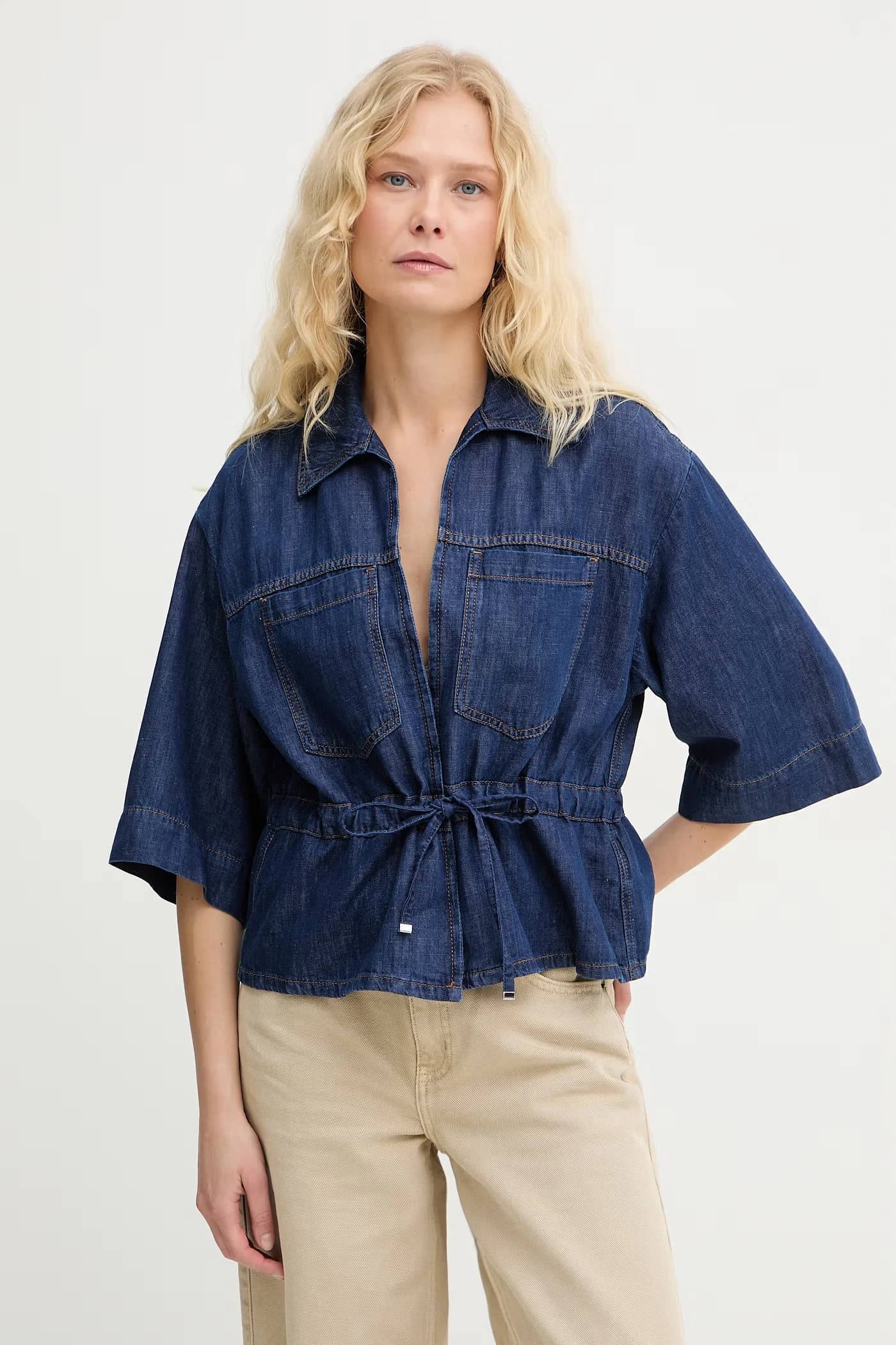 GITANO женская джинсовая рубашка