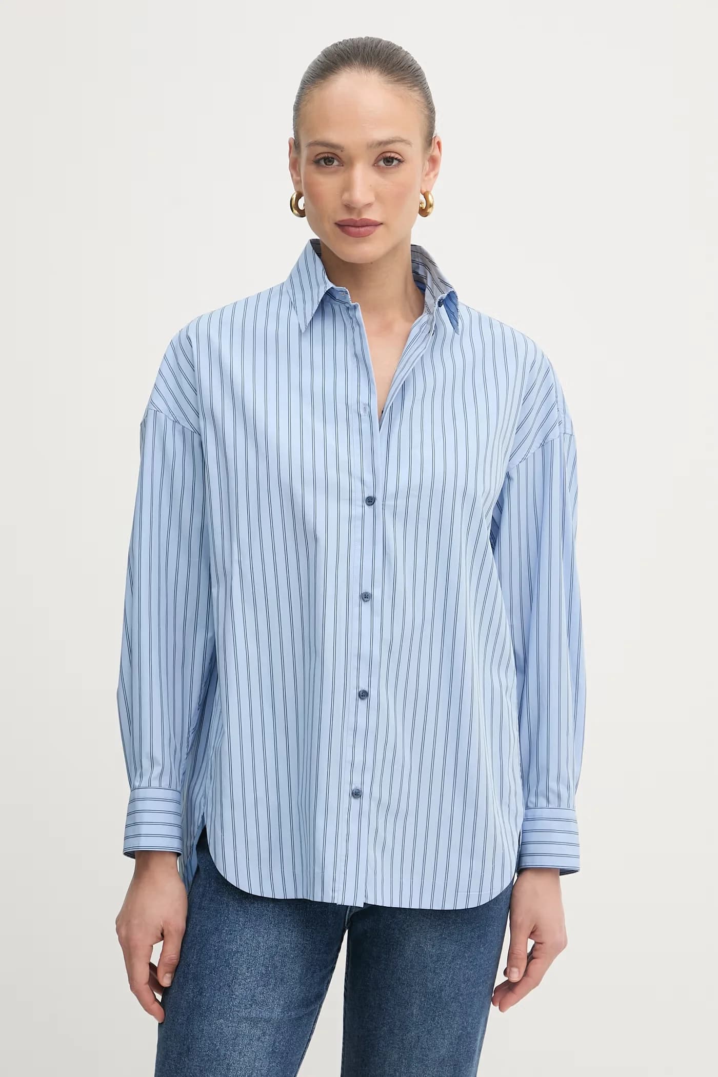 Женская хлопковая рубашка C Bostatta