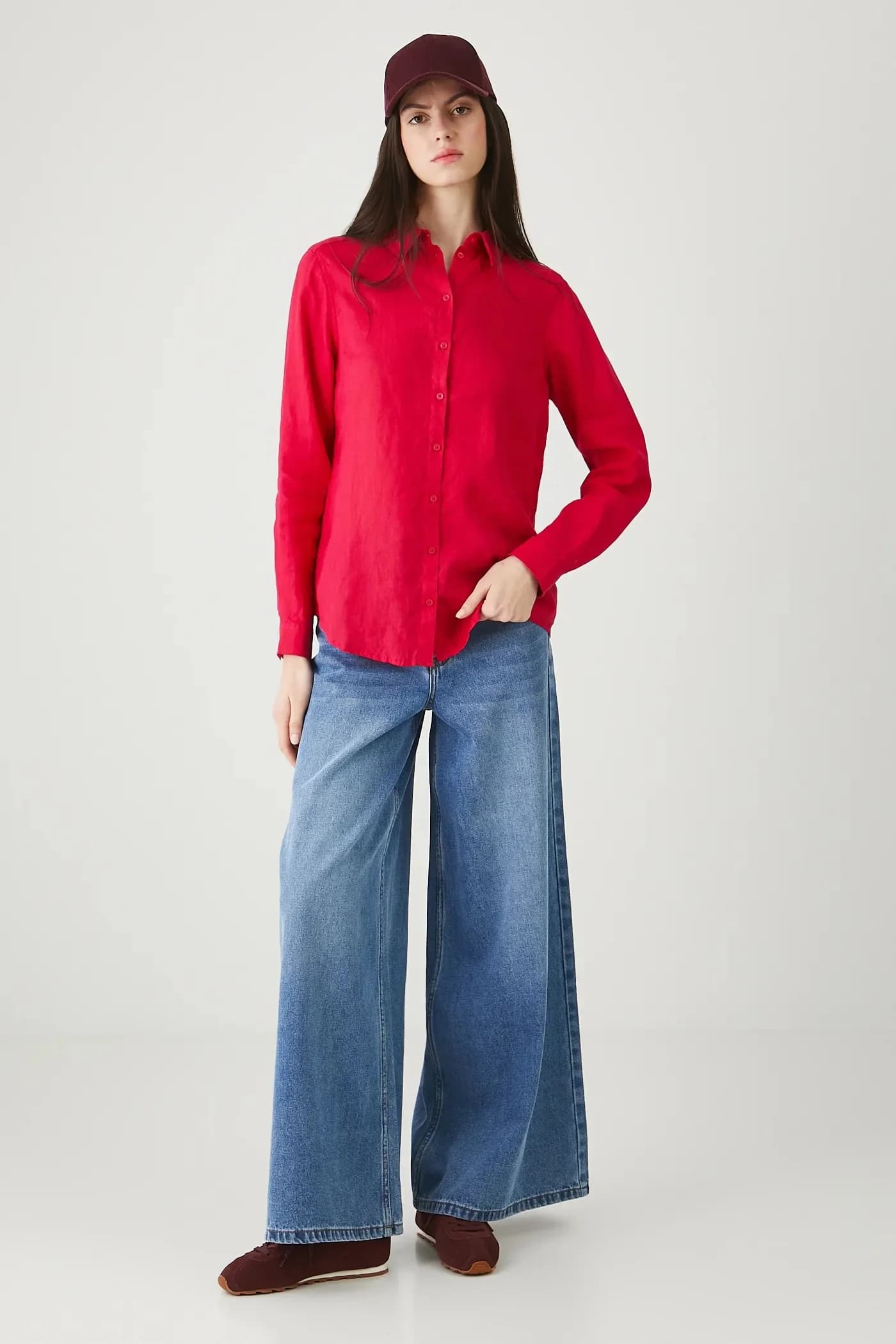 Льняная рубашка