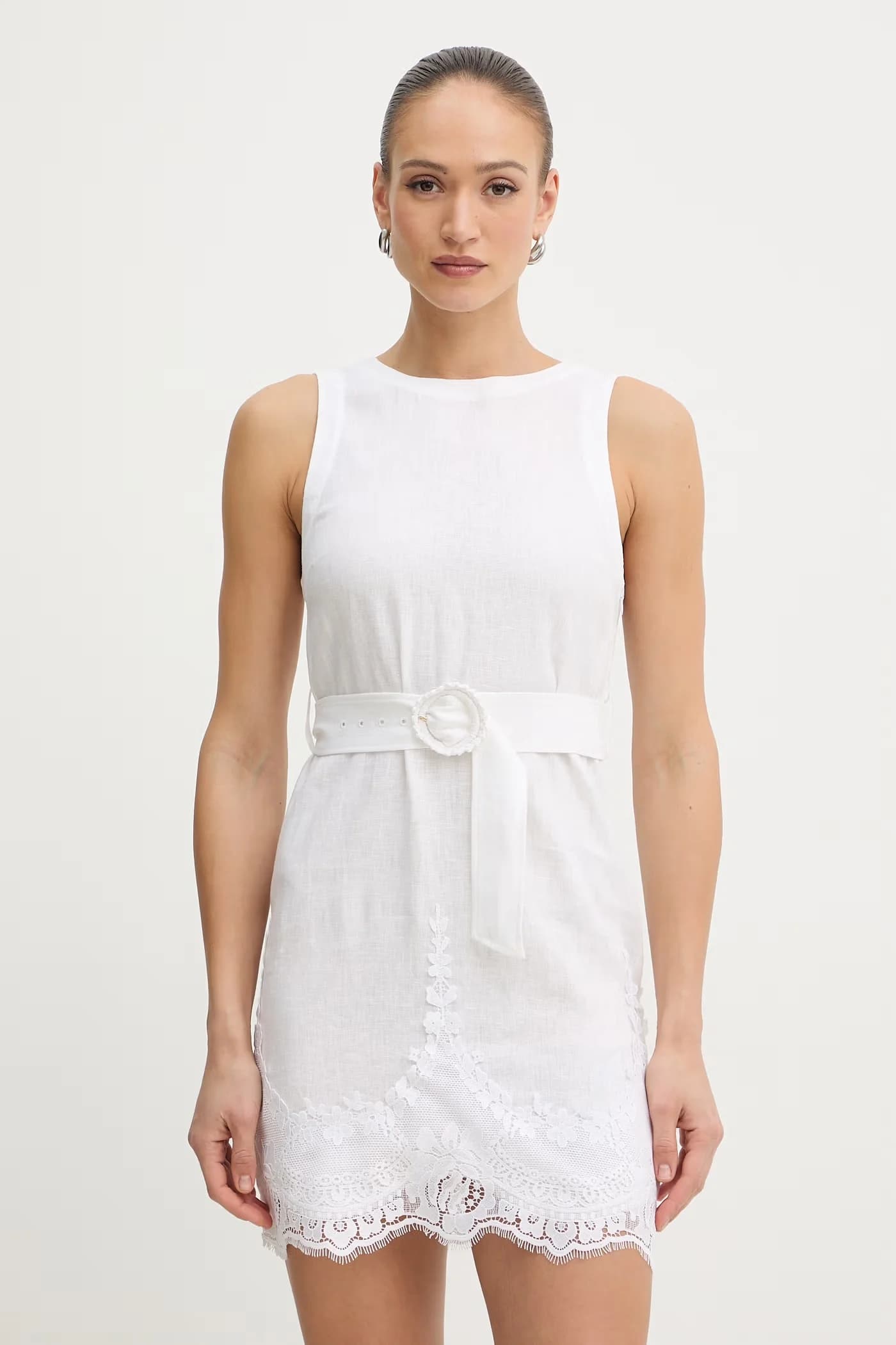 Льняное платье