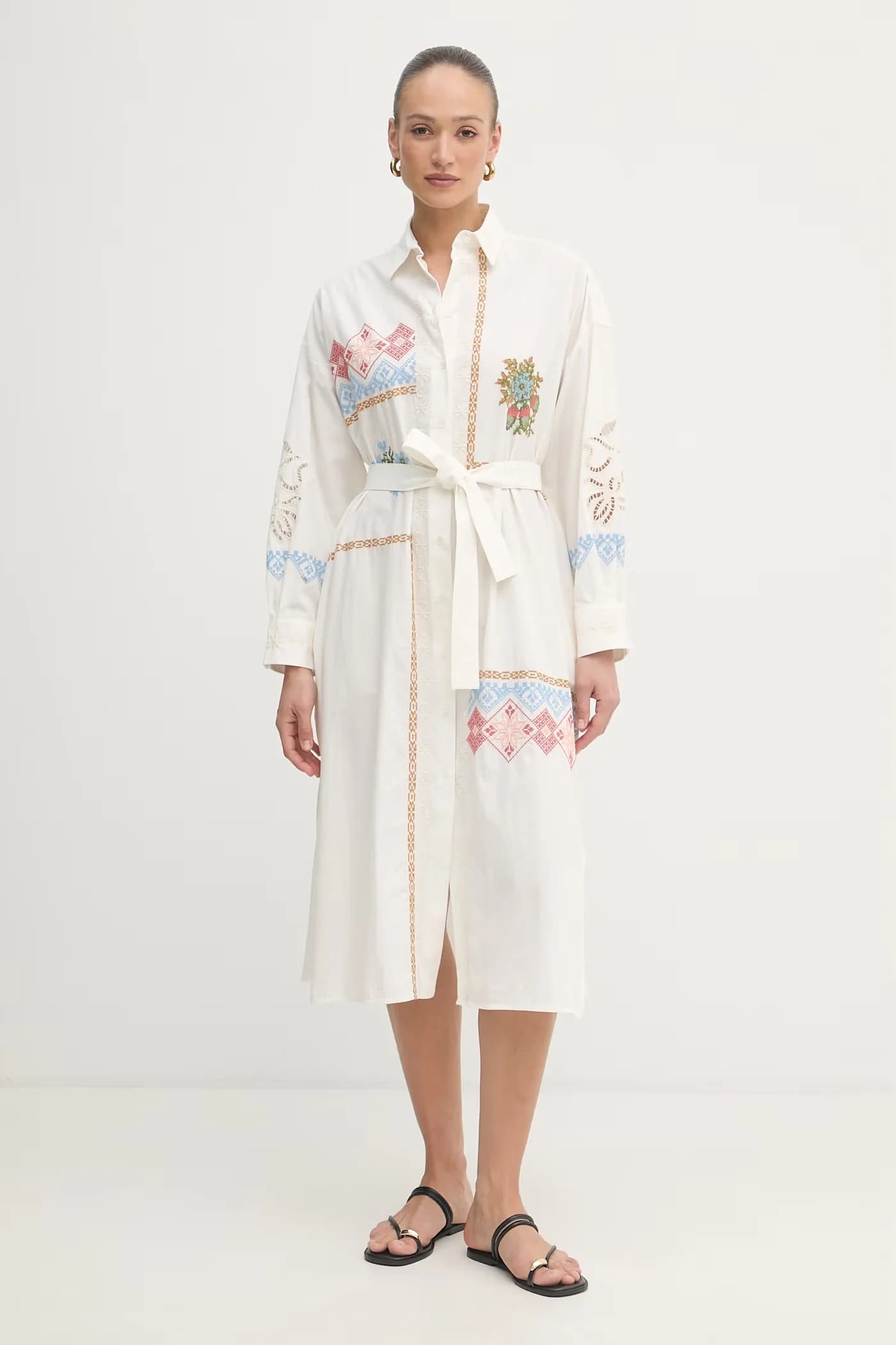 платье-рубашка GRU из хлопка