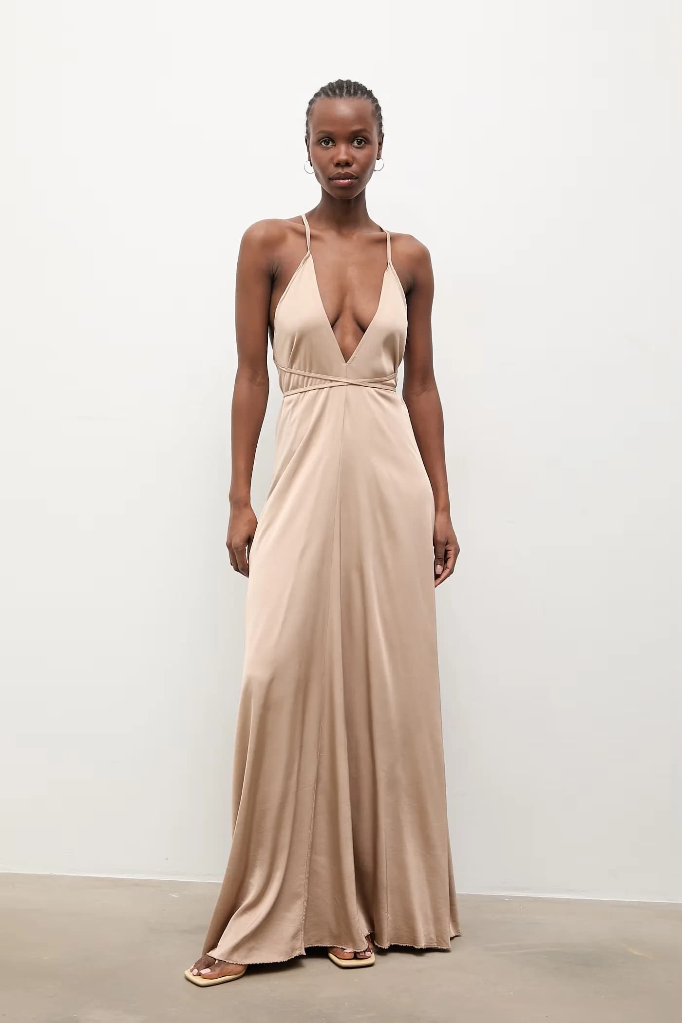 Платье из вискозы