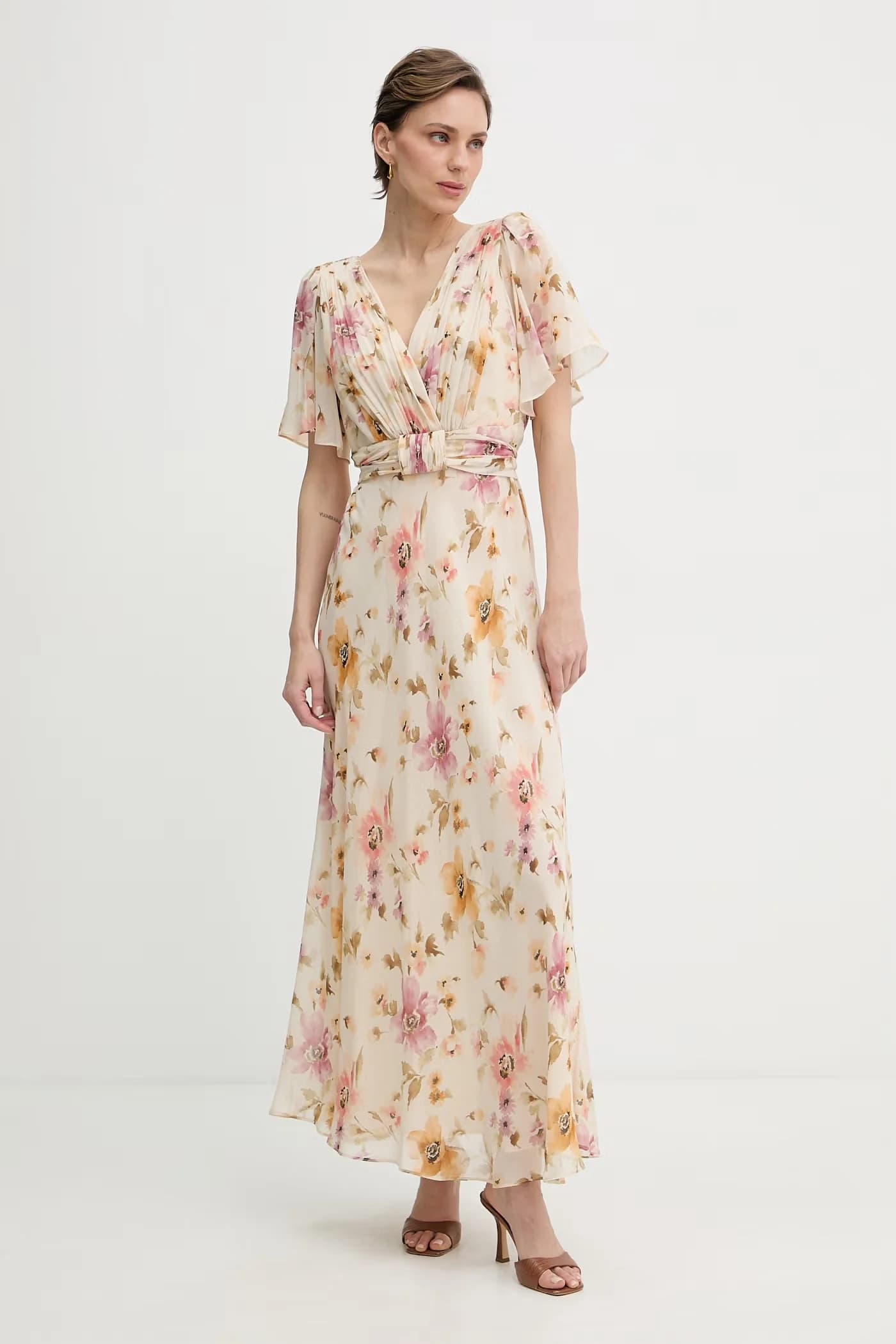 летнее шелковое платье Panneggio