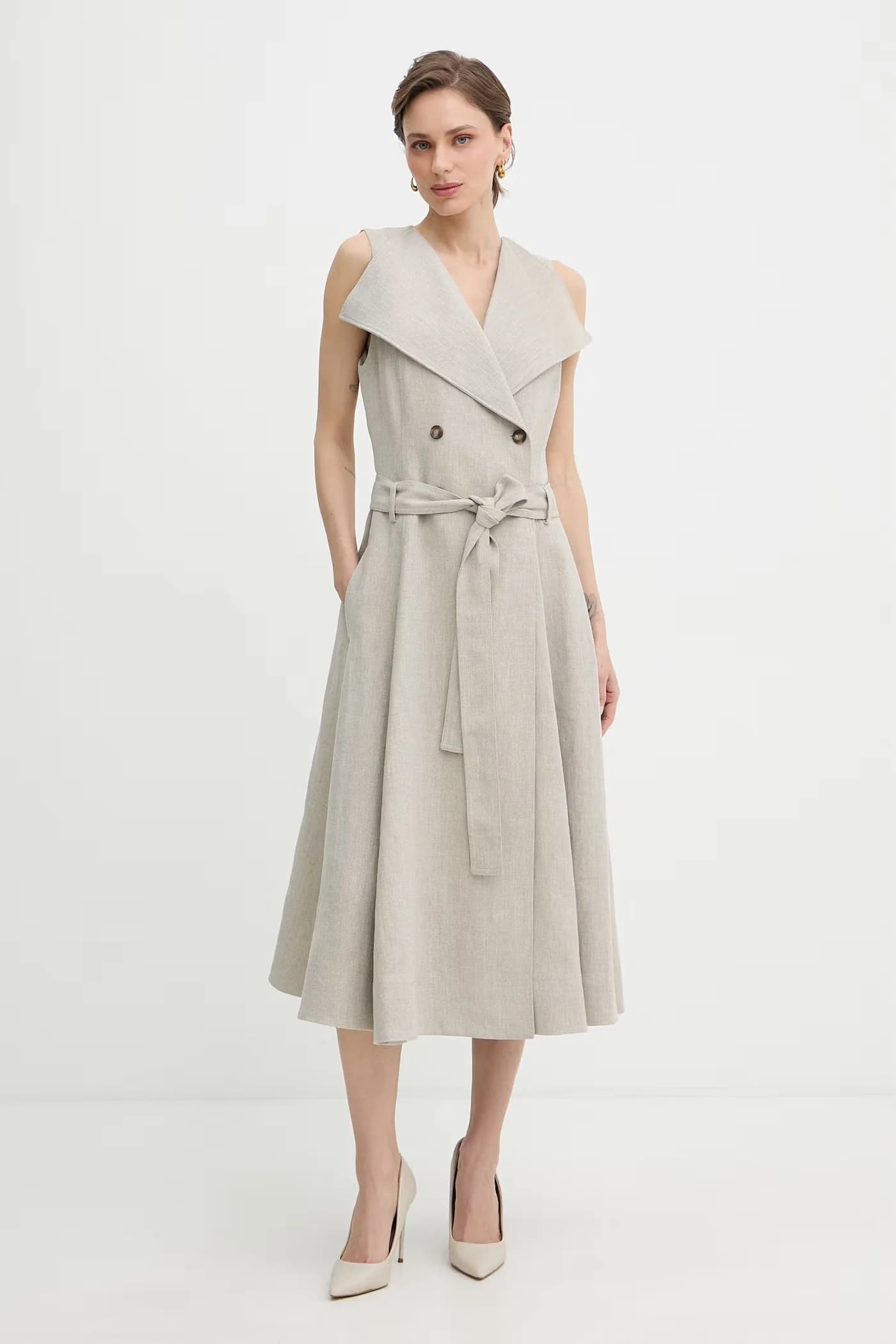 Льняное платье Datrena1