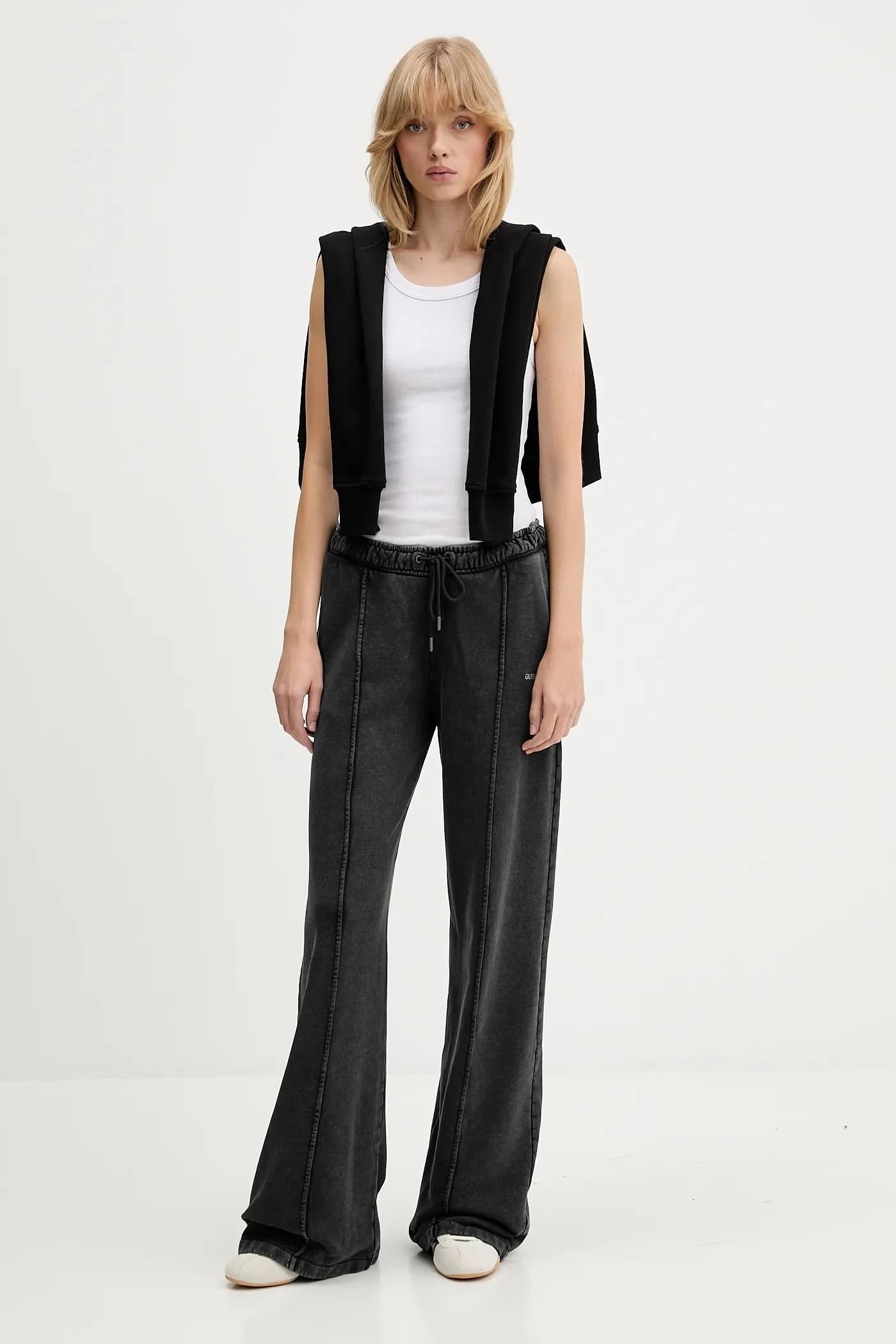 Хлопковые спортивные штаны - фото 2