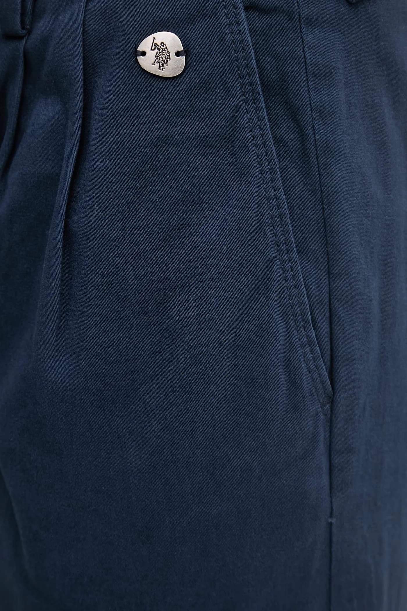 Женские хлопковые брюки ПОЛНАЯ ДЛИНА, ШИРОКАЯ НОГА - фото 4