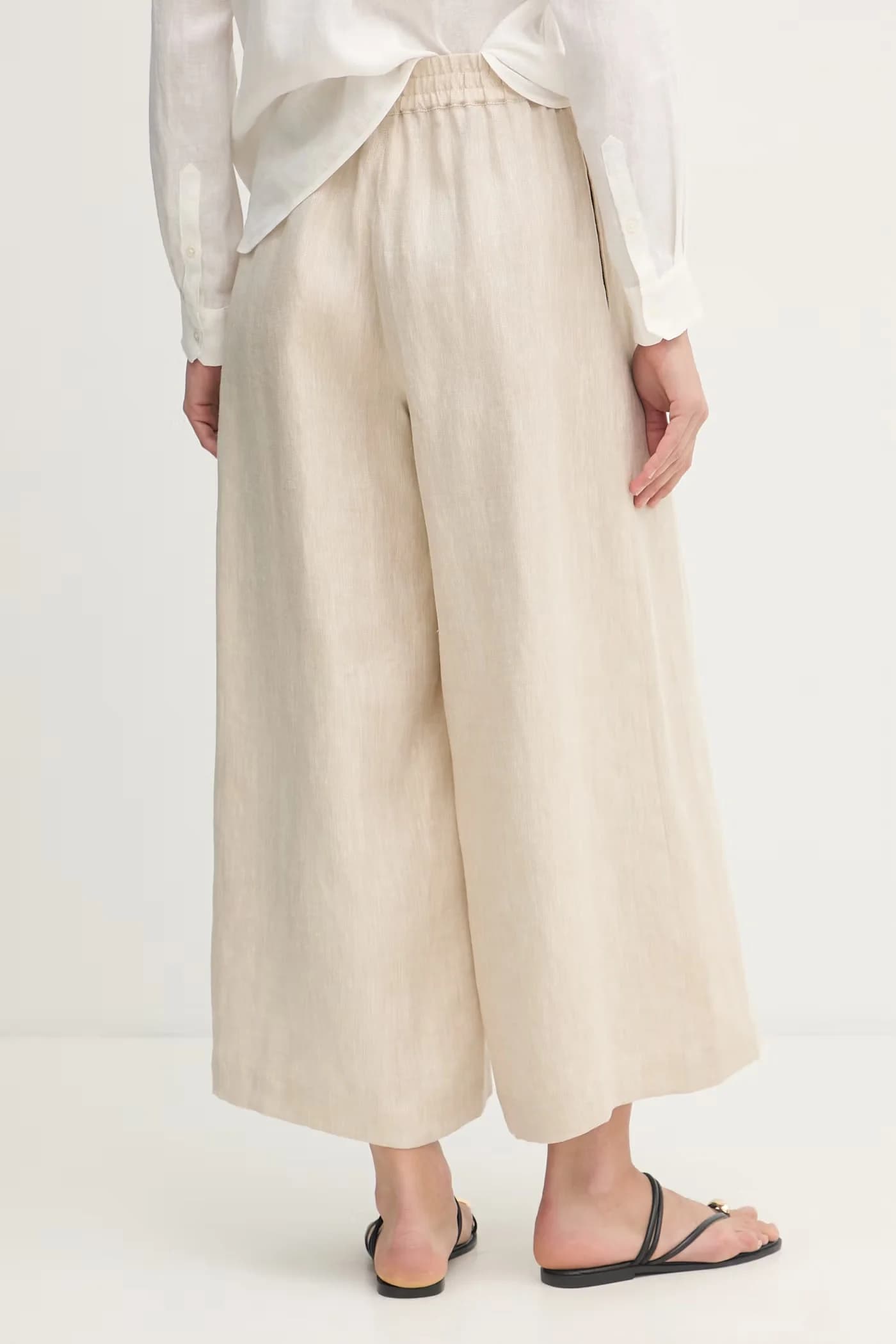 FELINO женские льняные широкие брюки - фото 3