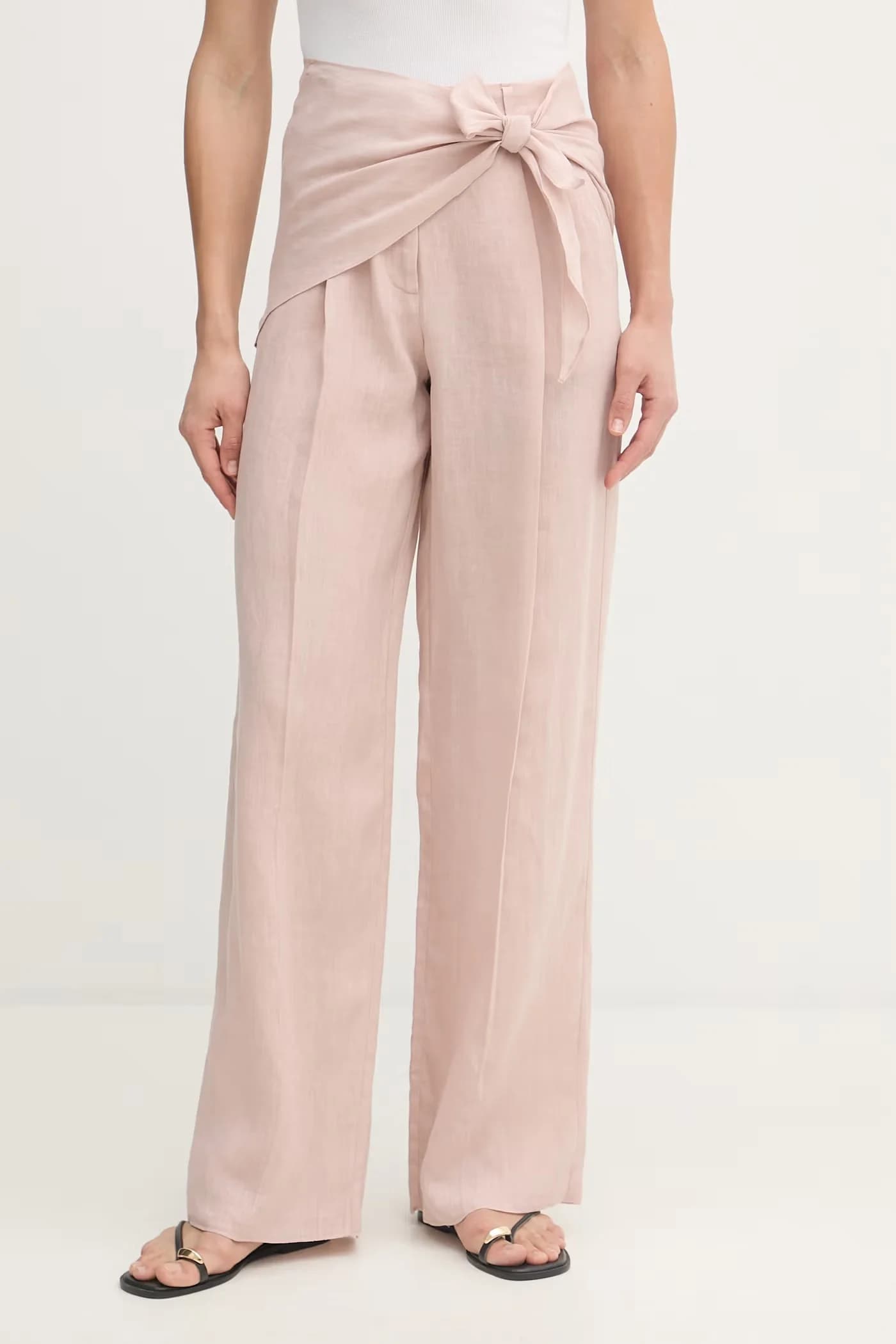 SOLISTA женские льняные широкие брюки