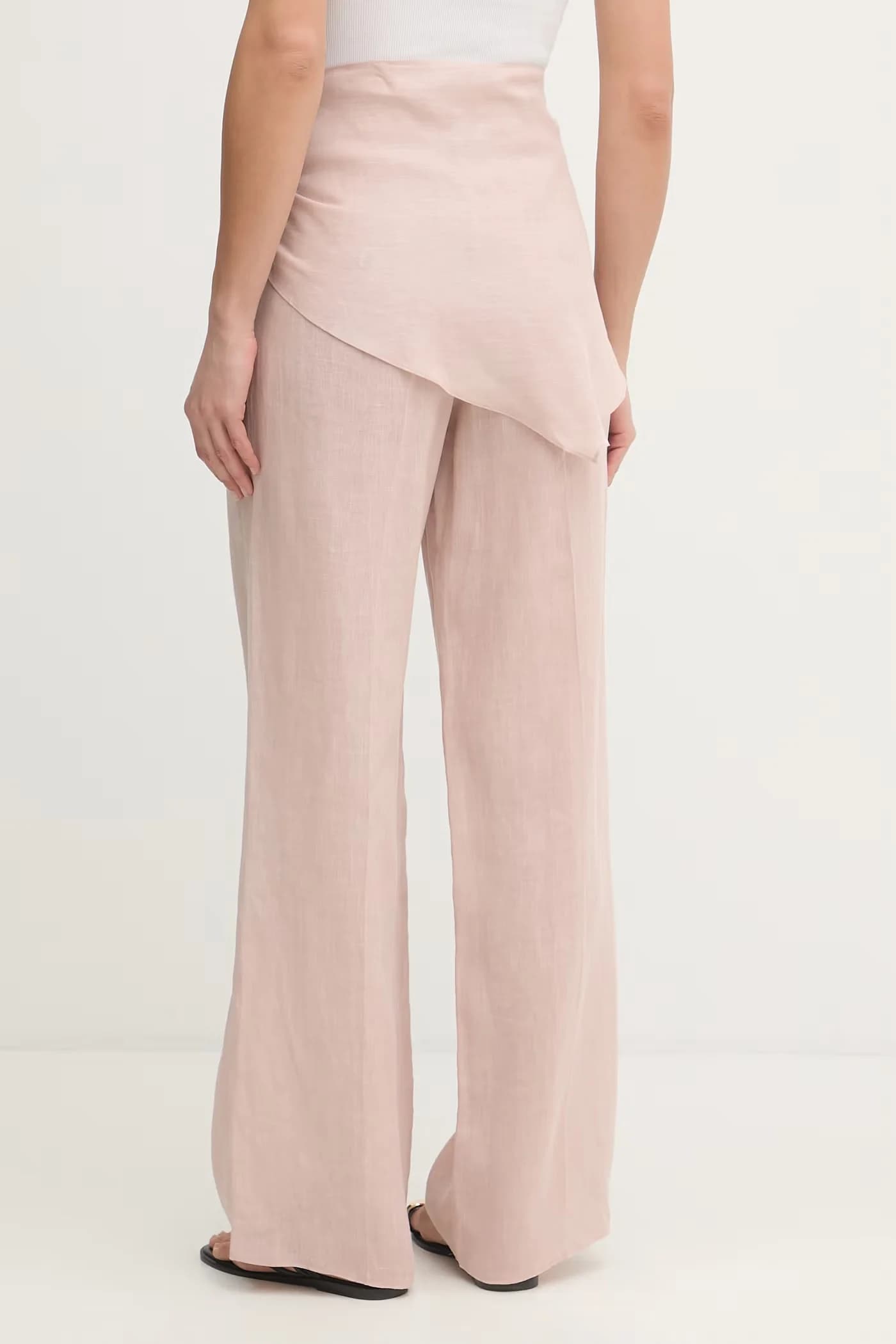 SOLISTA женские льняные широкие брюки - фото 3