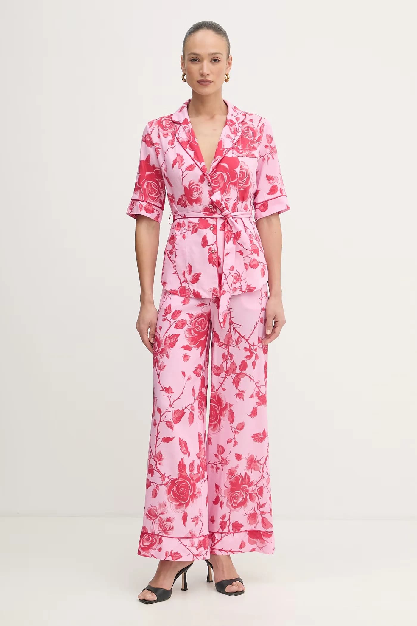 Женские брюки с льном - фото 2