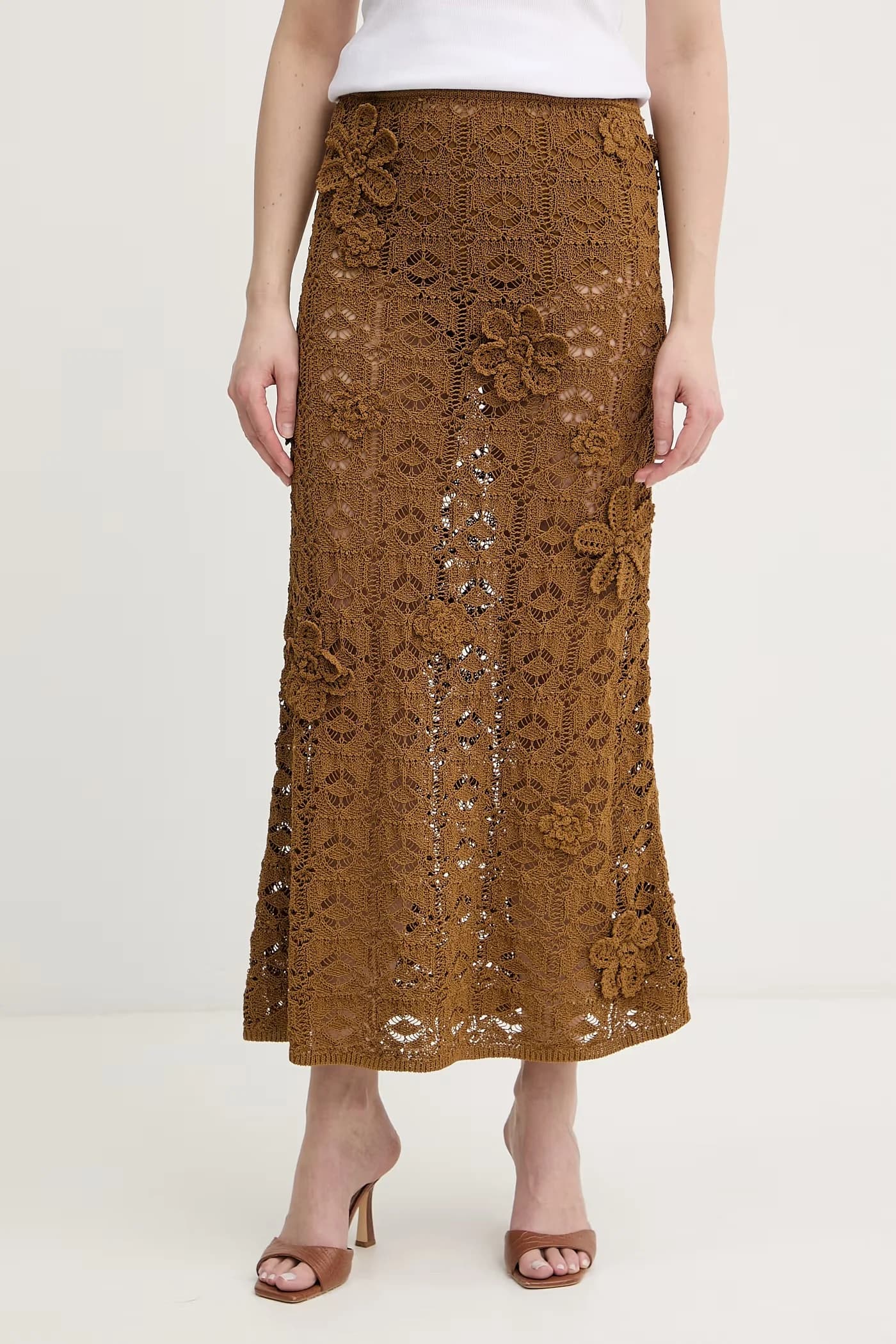 Юбка-свитер из хлопка