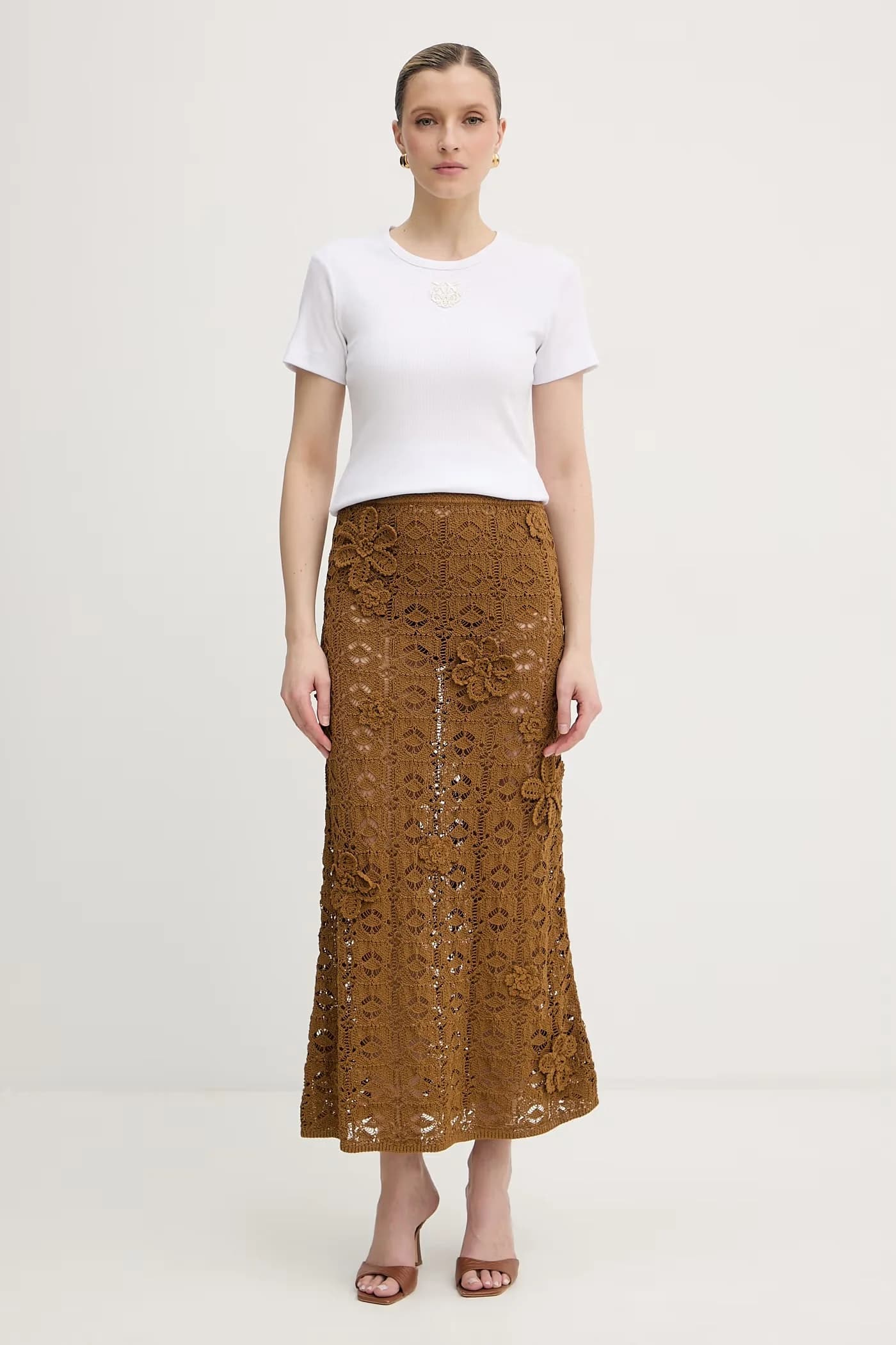 Юбка-свитер из хлопка - фото 2