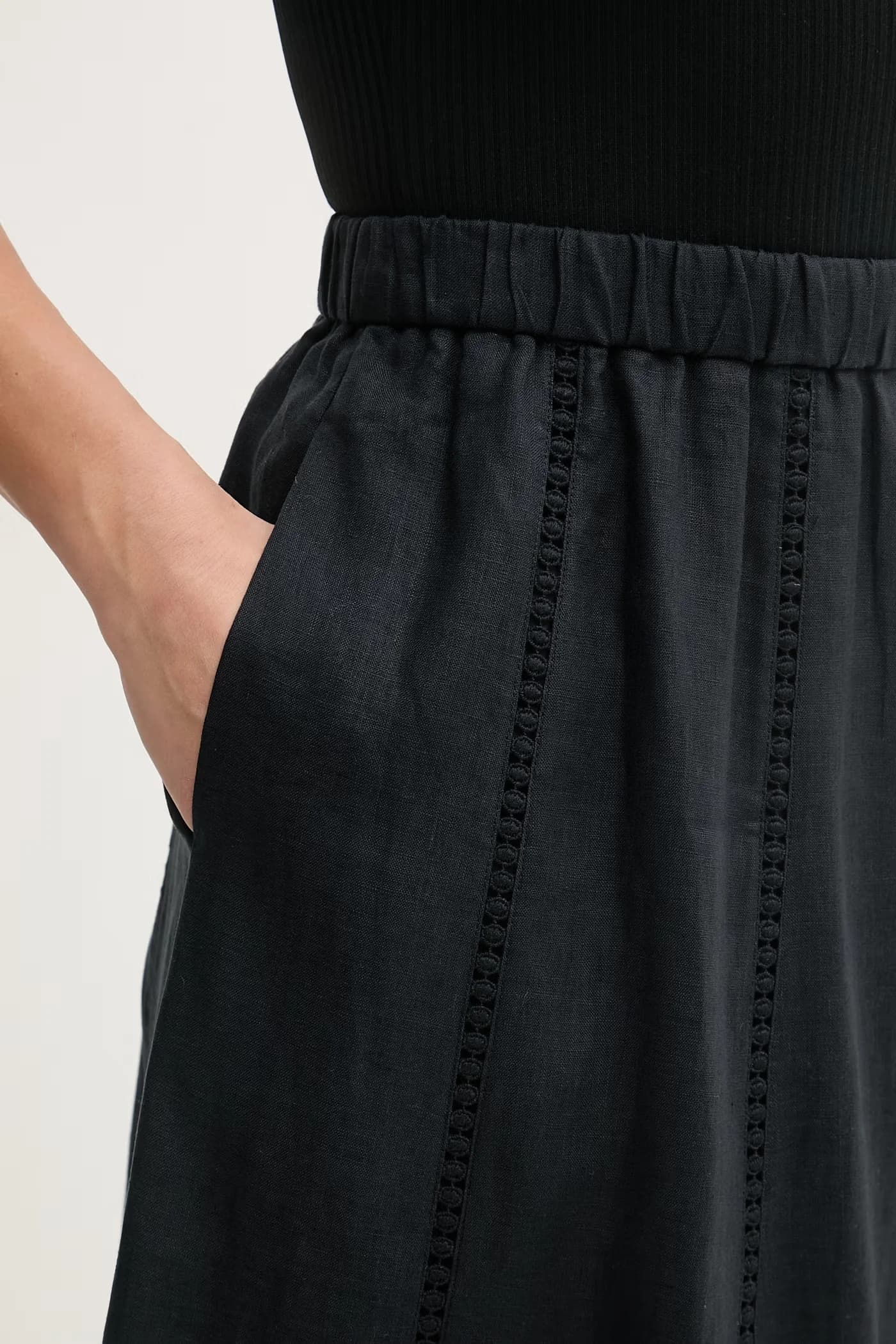 ГЕРГО льняная юбка - фото 4