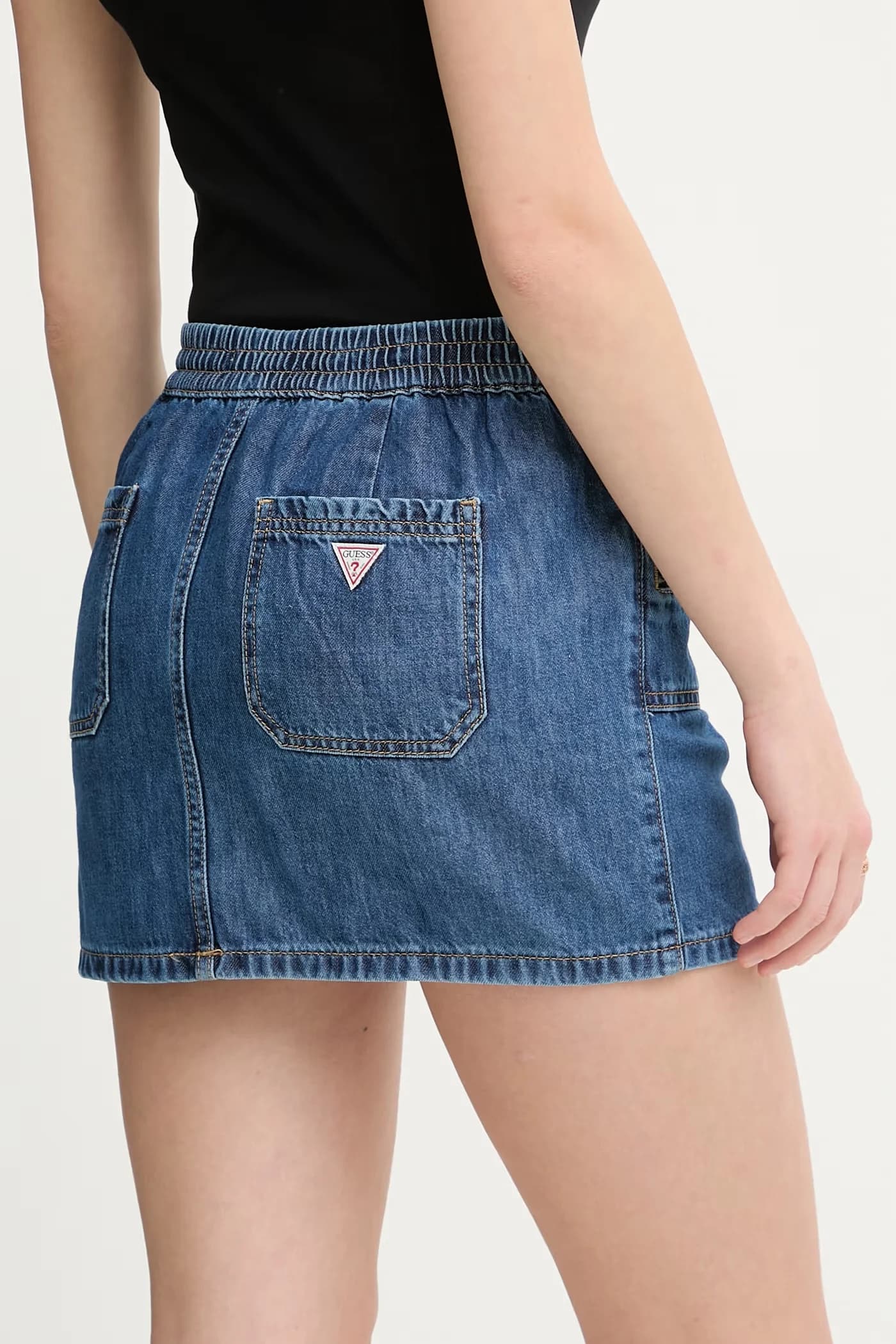 Джинсовая юбка - фото 3