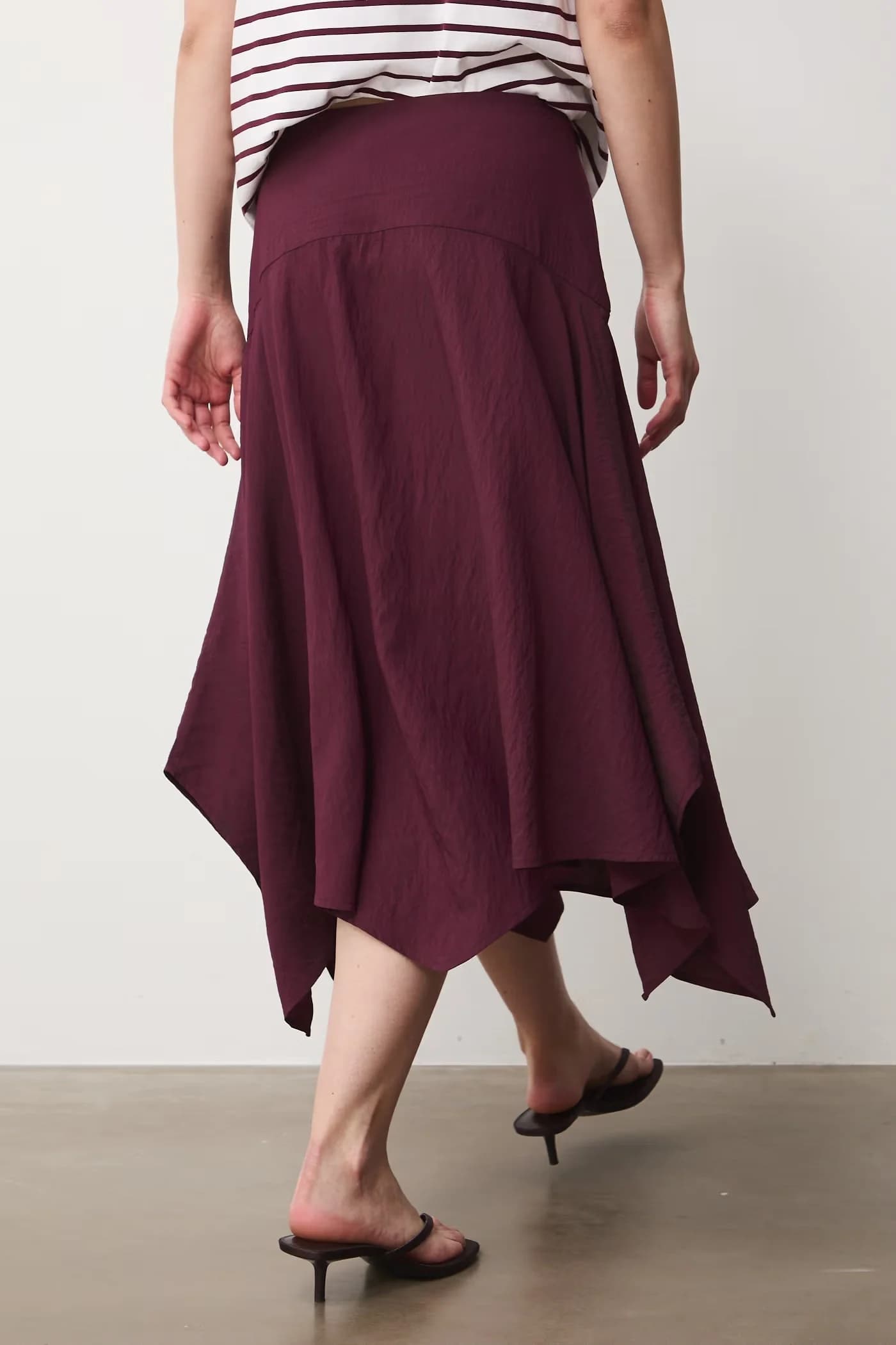 Асимметричная юбка из модала - фото 3