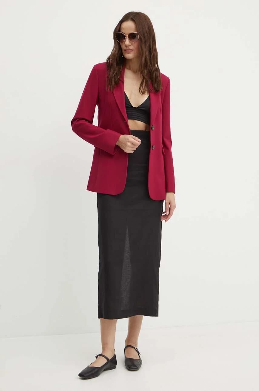 Юбка с оттенком льна RHEE - фото 2