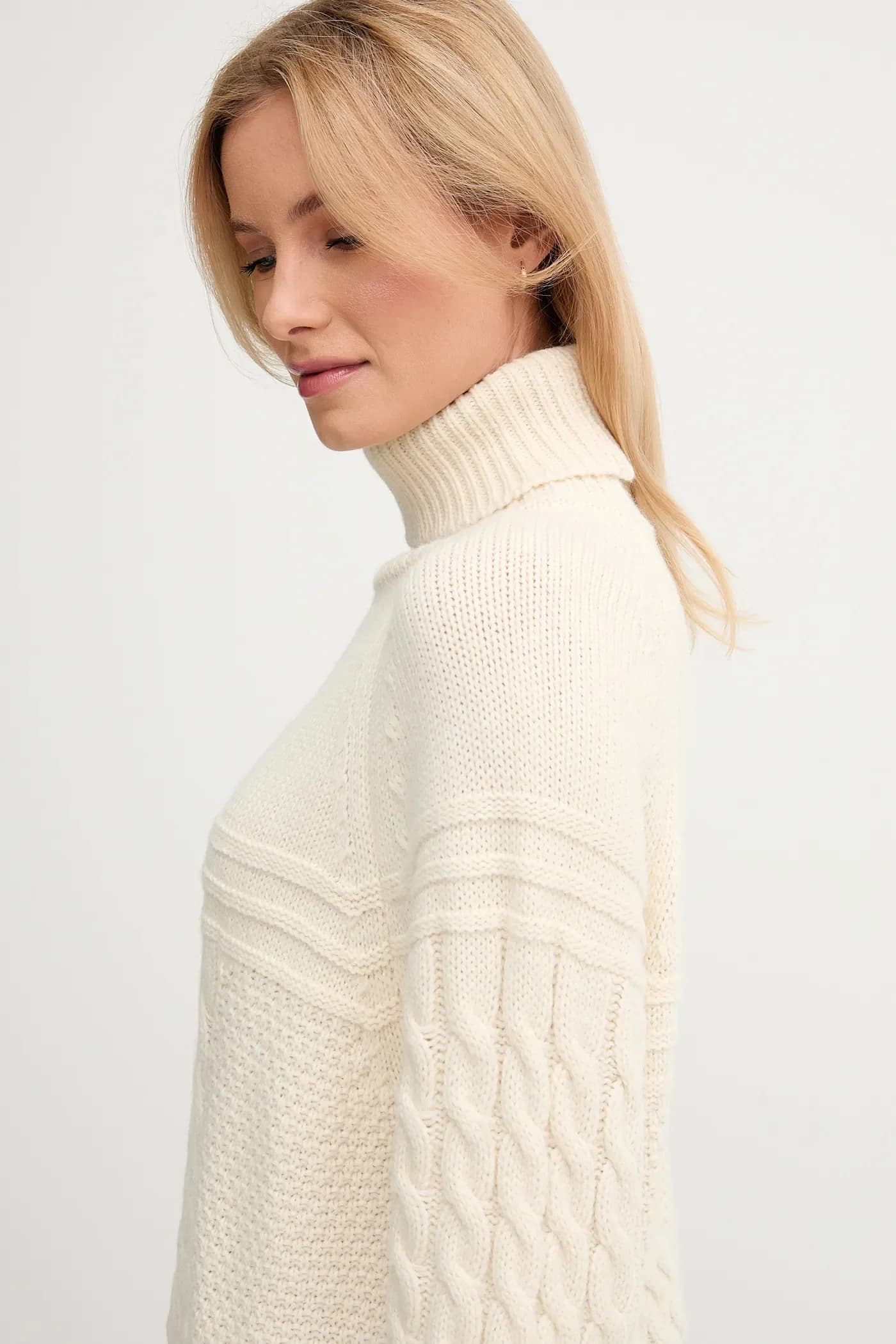 Свитер из смесовой шерсти - фото 4