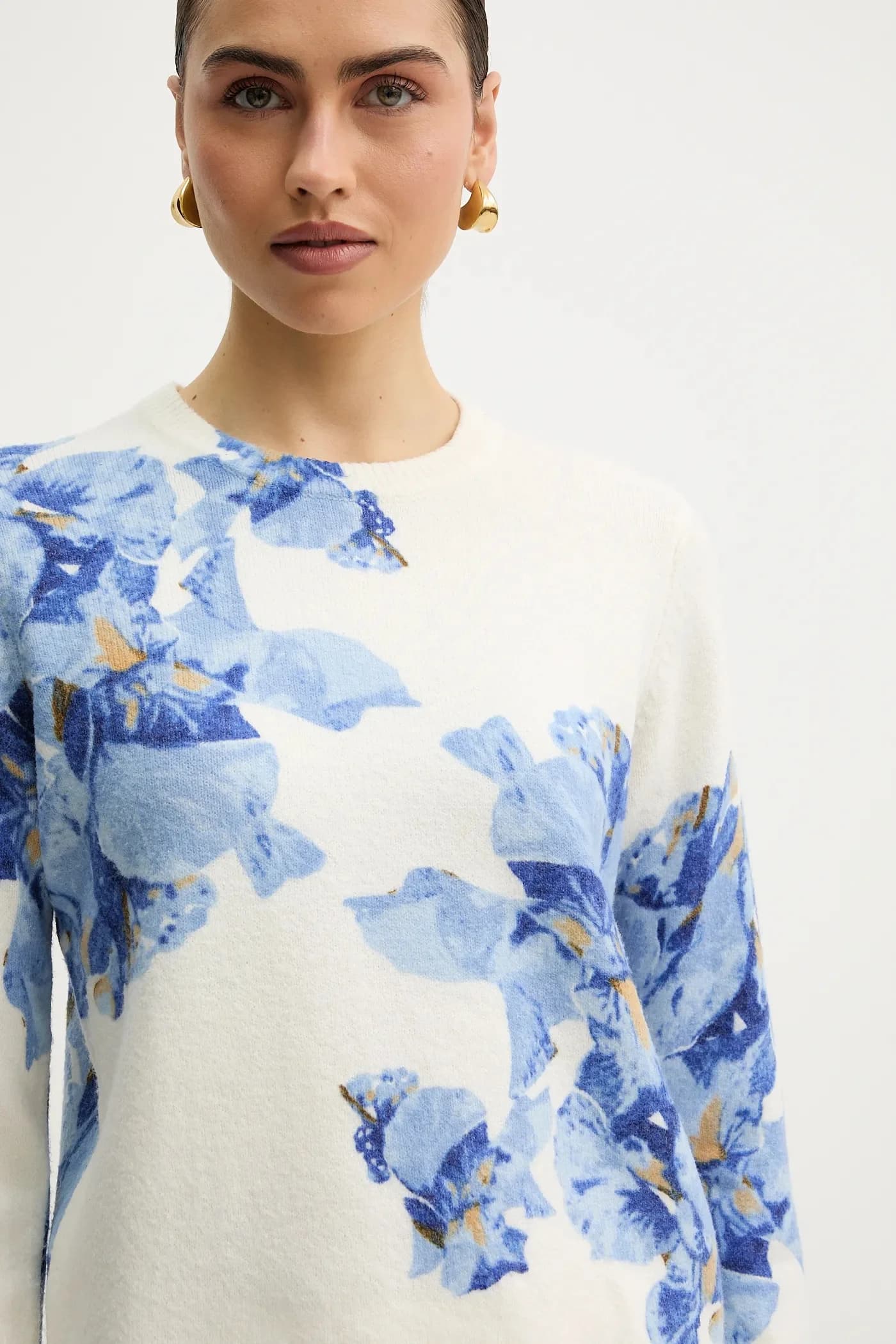 Свитер из смесовой шерсти - фото 4