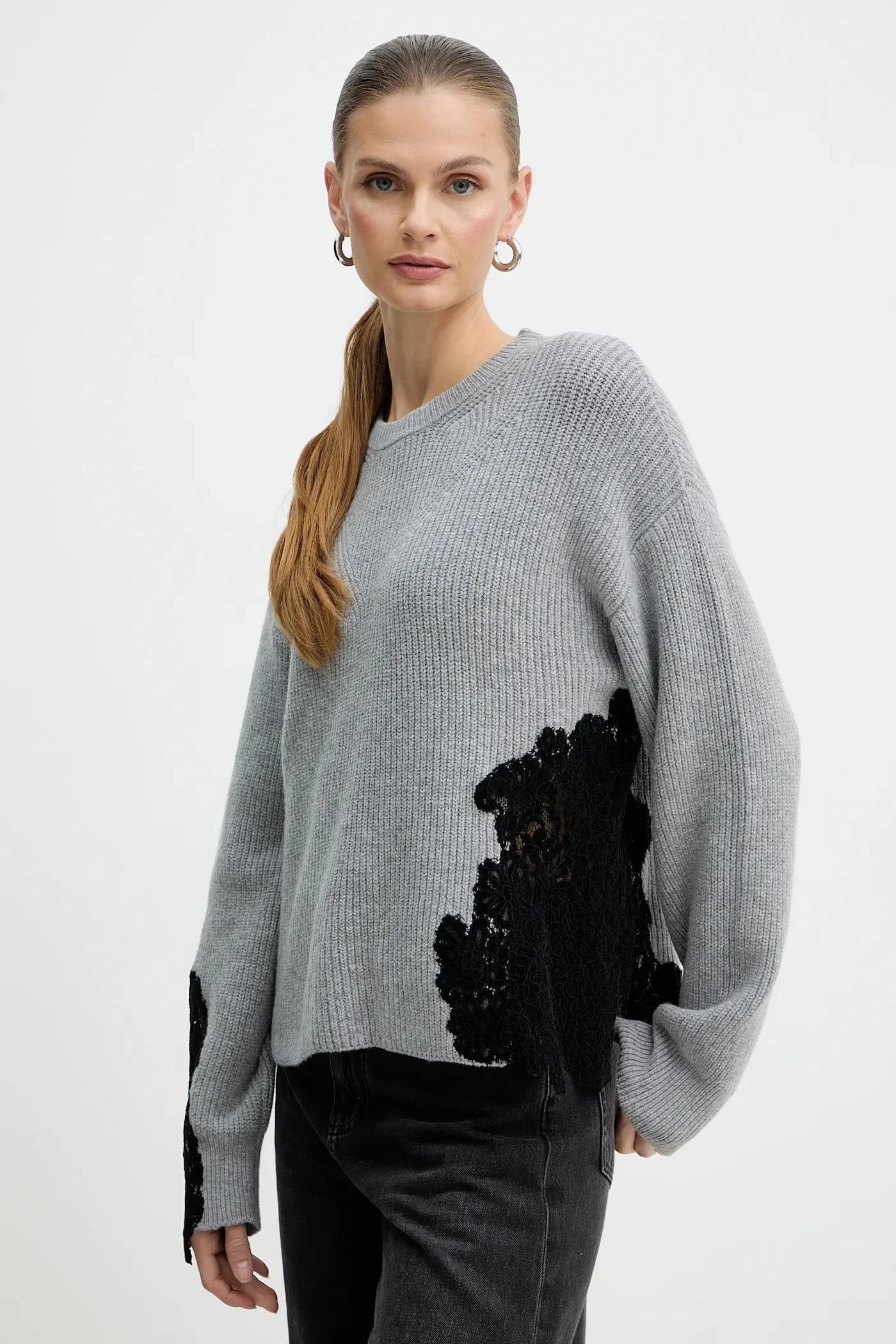 Свитер из смесовой шерсти - фото 4