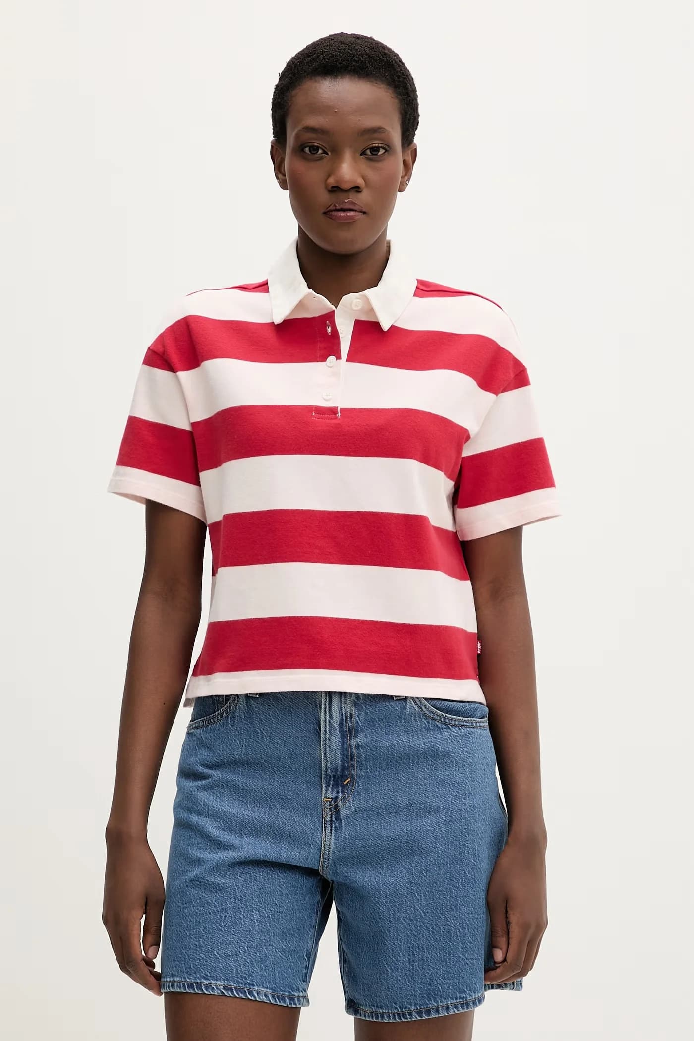 Женское хлопковое поло Aries RUBGY