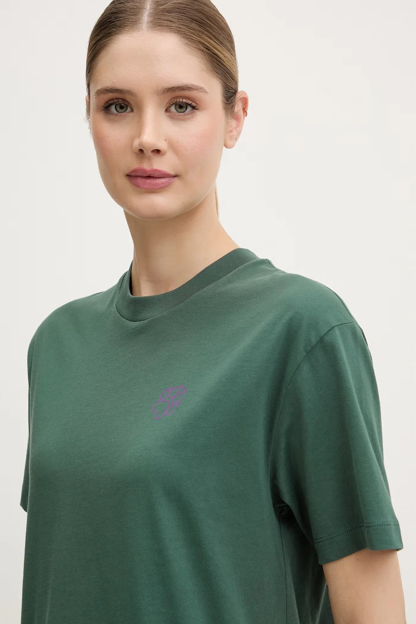 Женская футболка Curious из хлопка - фото 4