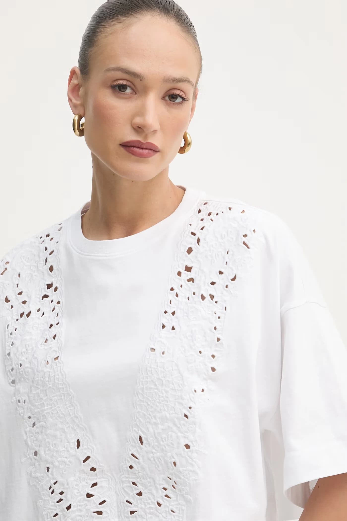 Женская хлопковая футболка оверсайз C Ephilas 2 - фото 4