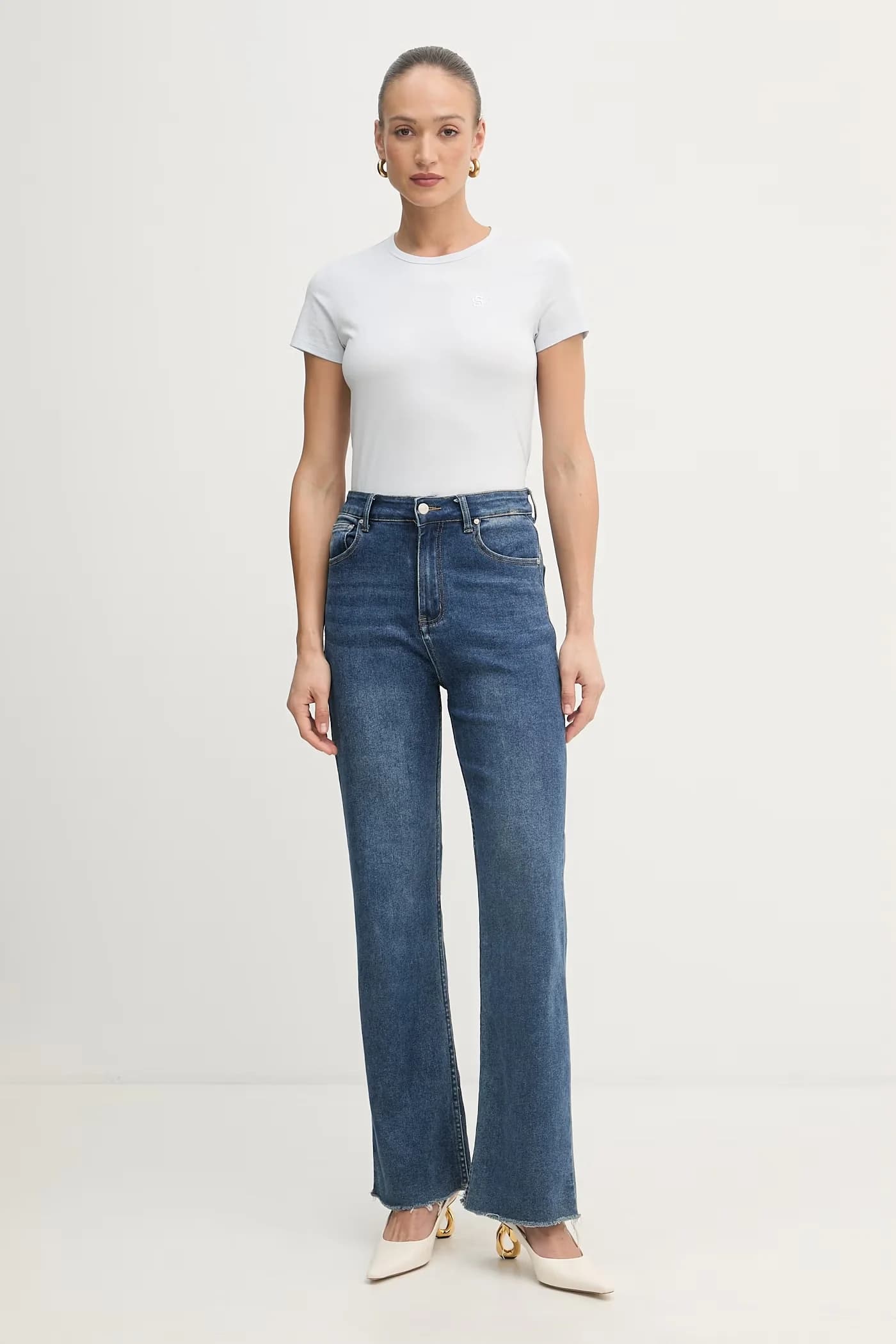 Женская хлопковая футболка - фото 2