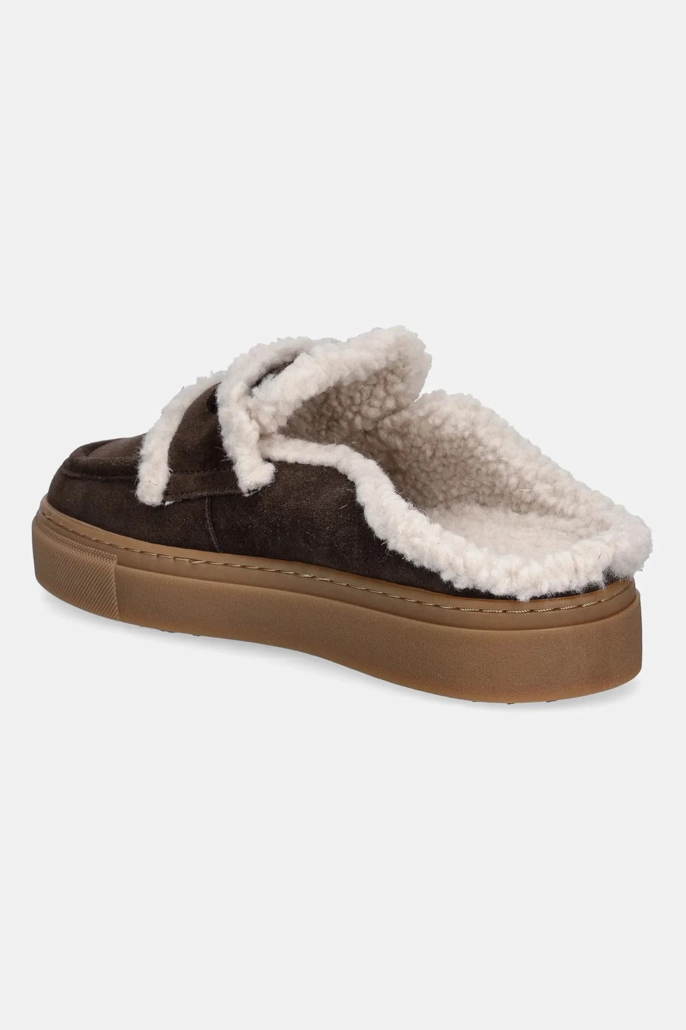 Замшевые тапочки Mule Wool - фото 3