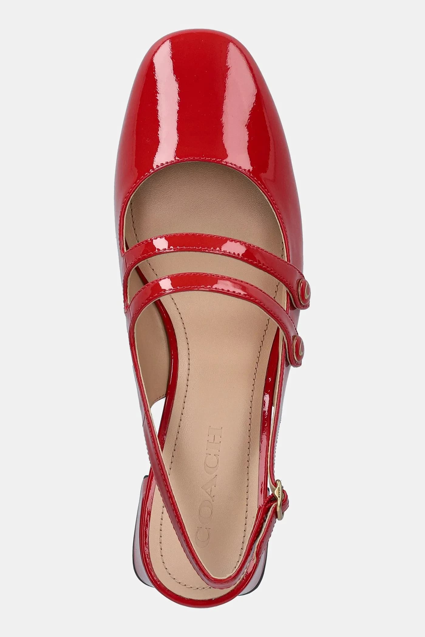 Кожаные туфли Winley с ремешком на пятке Mary Jane - фото 4