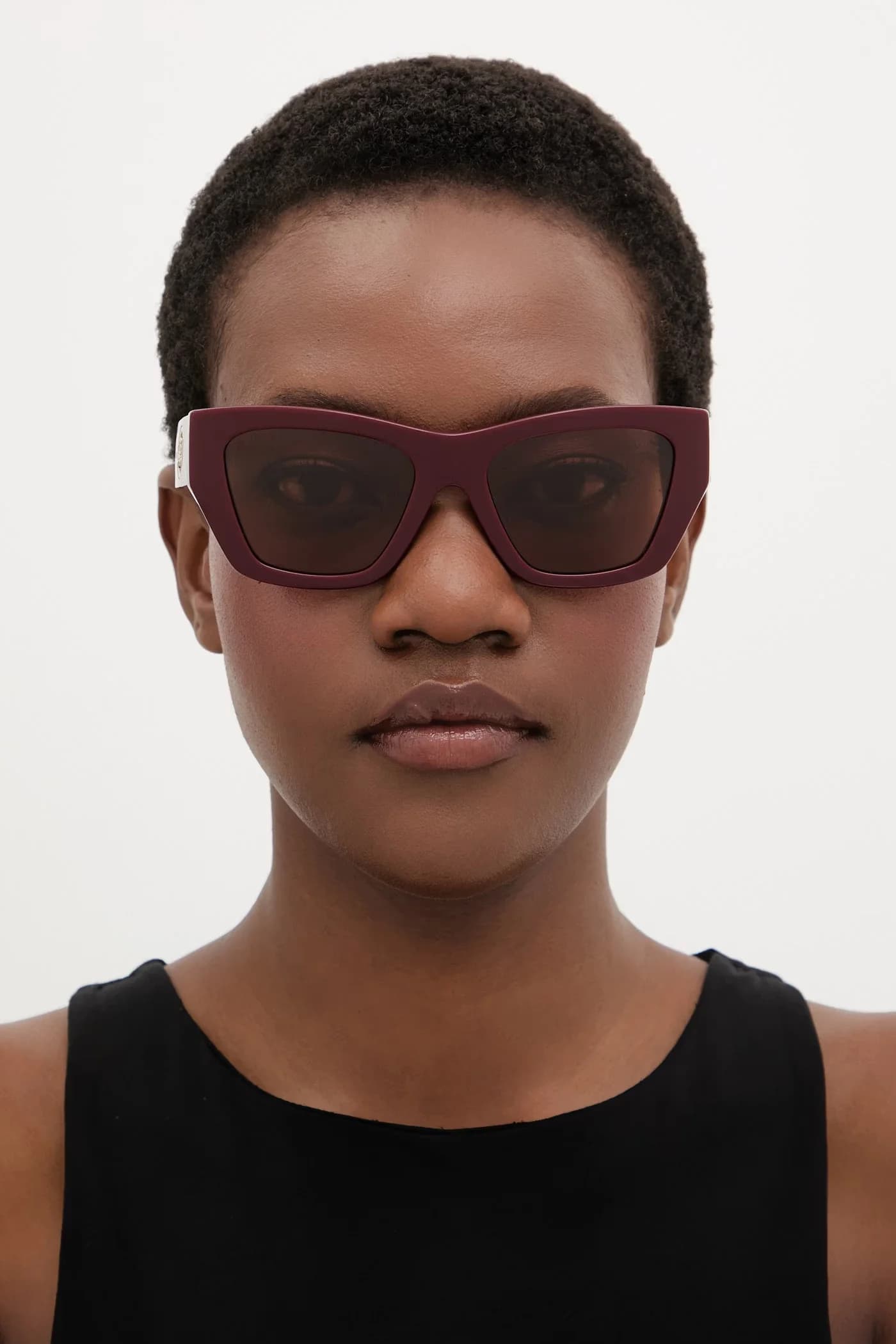 Женские солнцезащитные очки «кошачий глаз» - фото 2