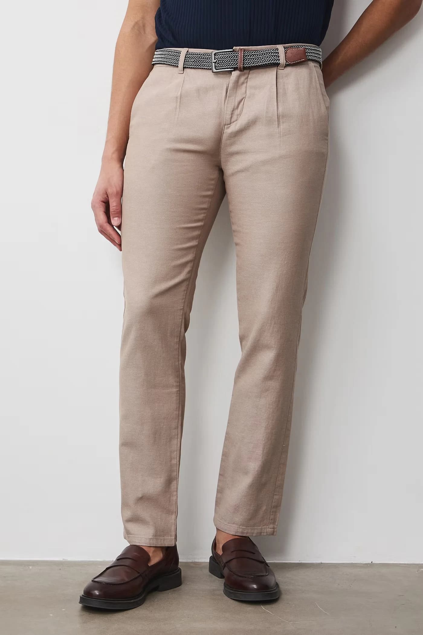 Мужские брюки чинос из вискозы - фото 3