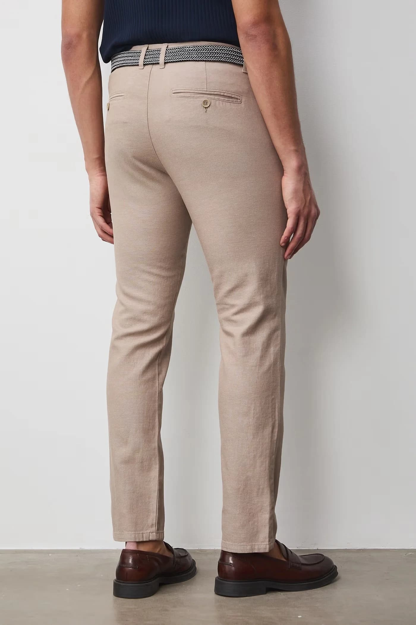 Мужские брюки чинос из вискозы - фото 4