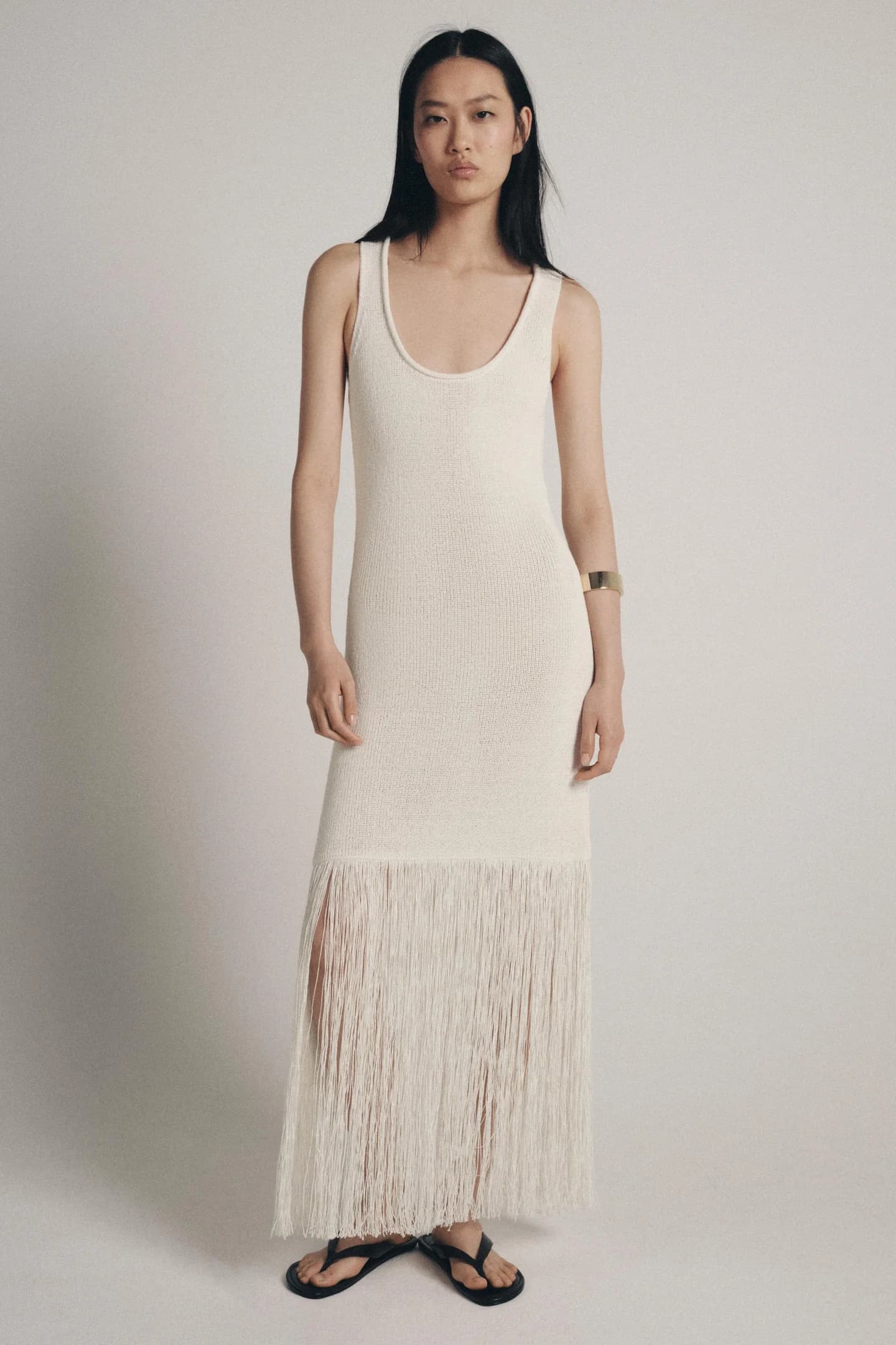 ТРИКОТАЖНОЕ ПЛАТЬЕ С БАЛЯРЬЮ - фото 2