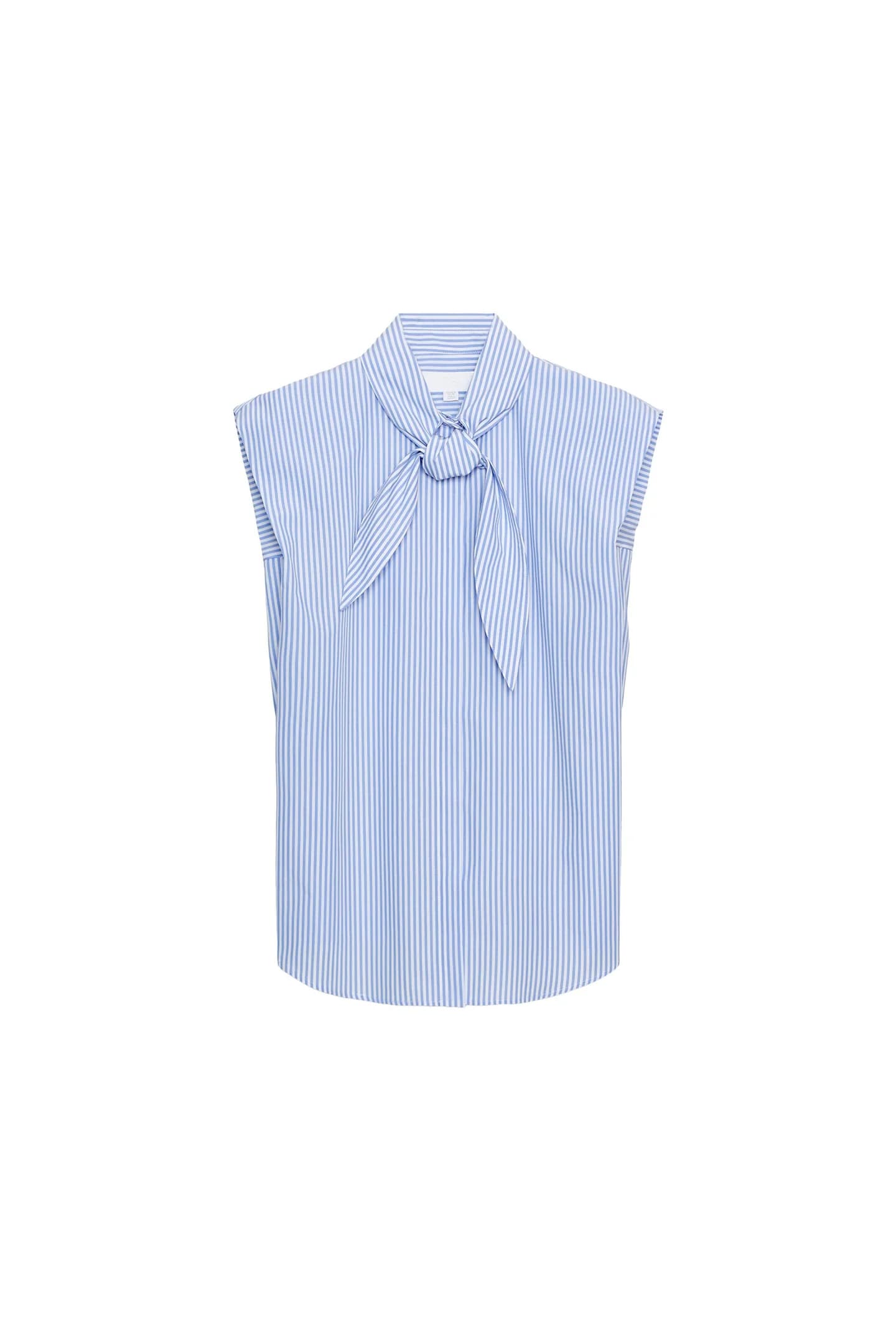 ПОЛОСКАЯ РУБАШКА С ЗАСТЯКАМИ ИЗ КОЛЛЕКЦИИ ZW - фото 3