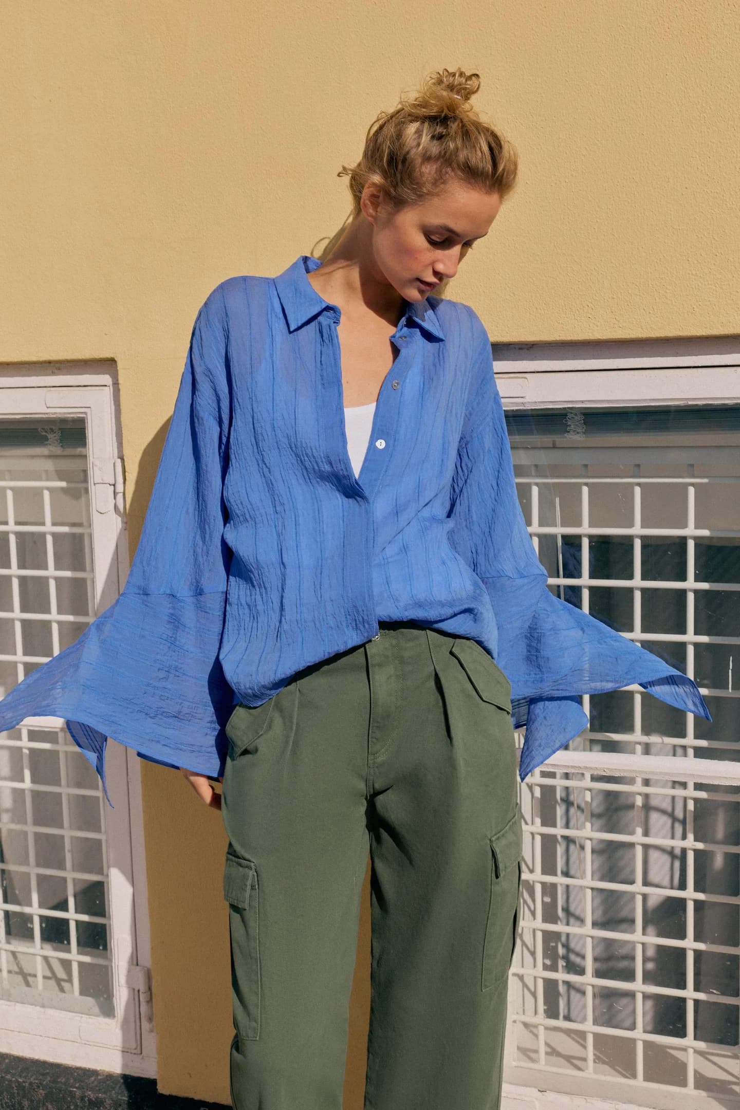 ПОЛОСКАЯ РУБАШКА НА ЗАВЯЗКАХ