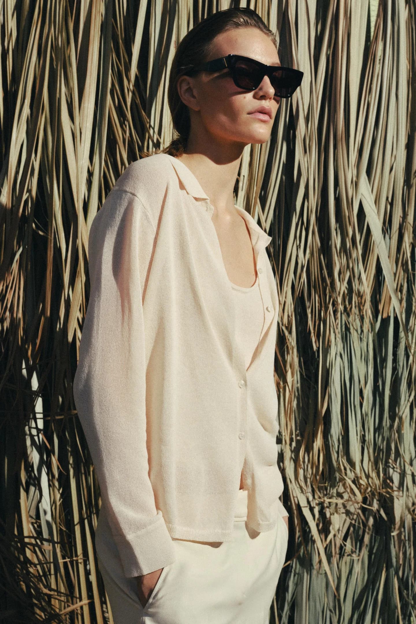 ТРИКОТАЖНЫЙ КАРДИГАН-ПОЛО