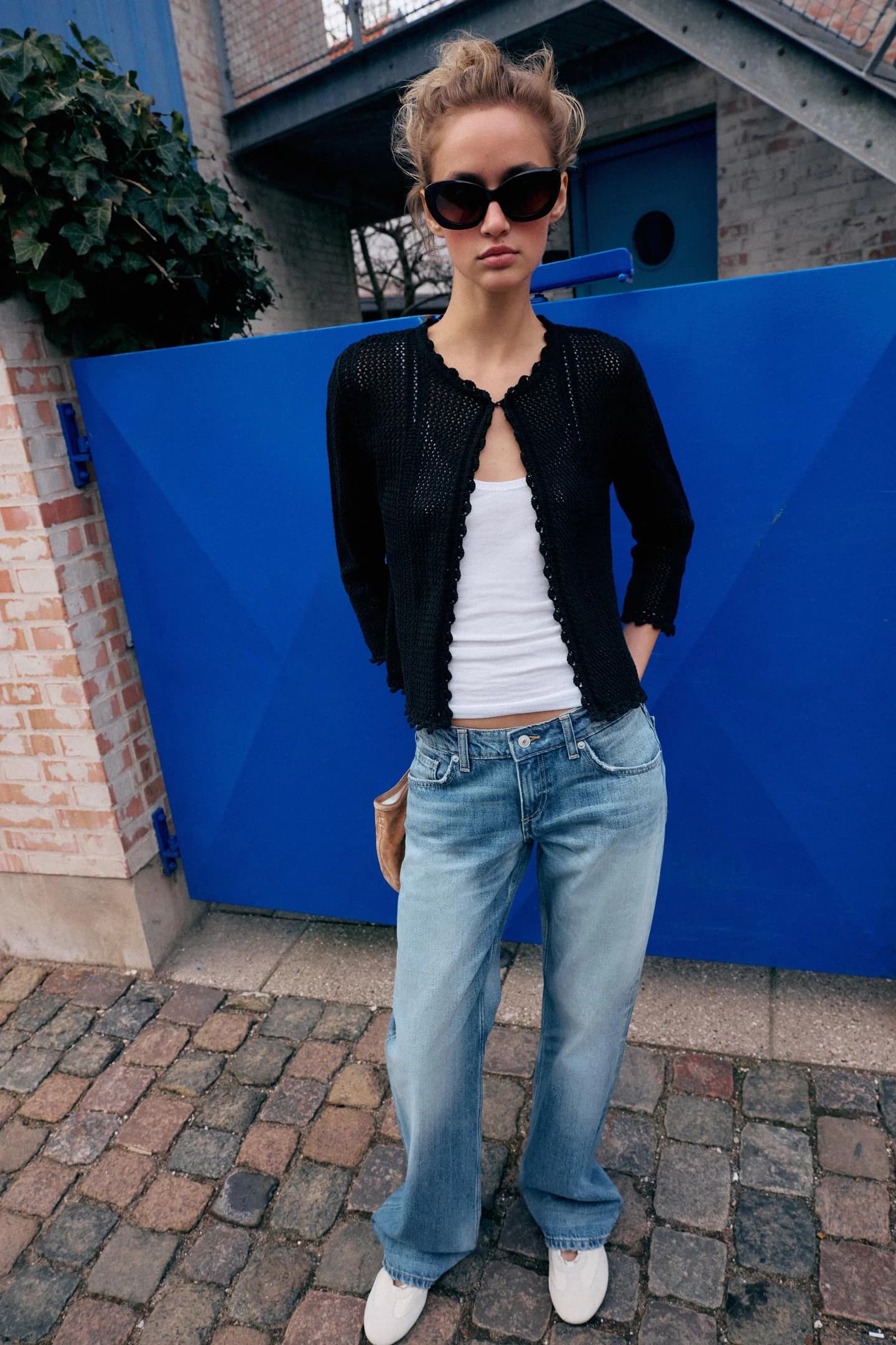 ТРИКОТАЖНЫЙ КАРДИГАН С СТРОЧКОЙ ПУАНТЕЛЕ