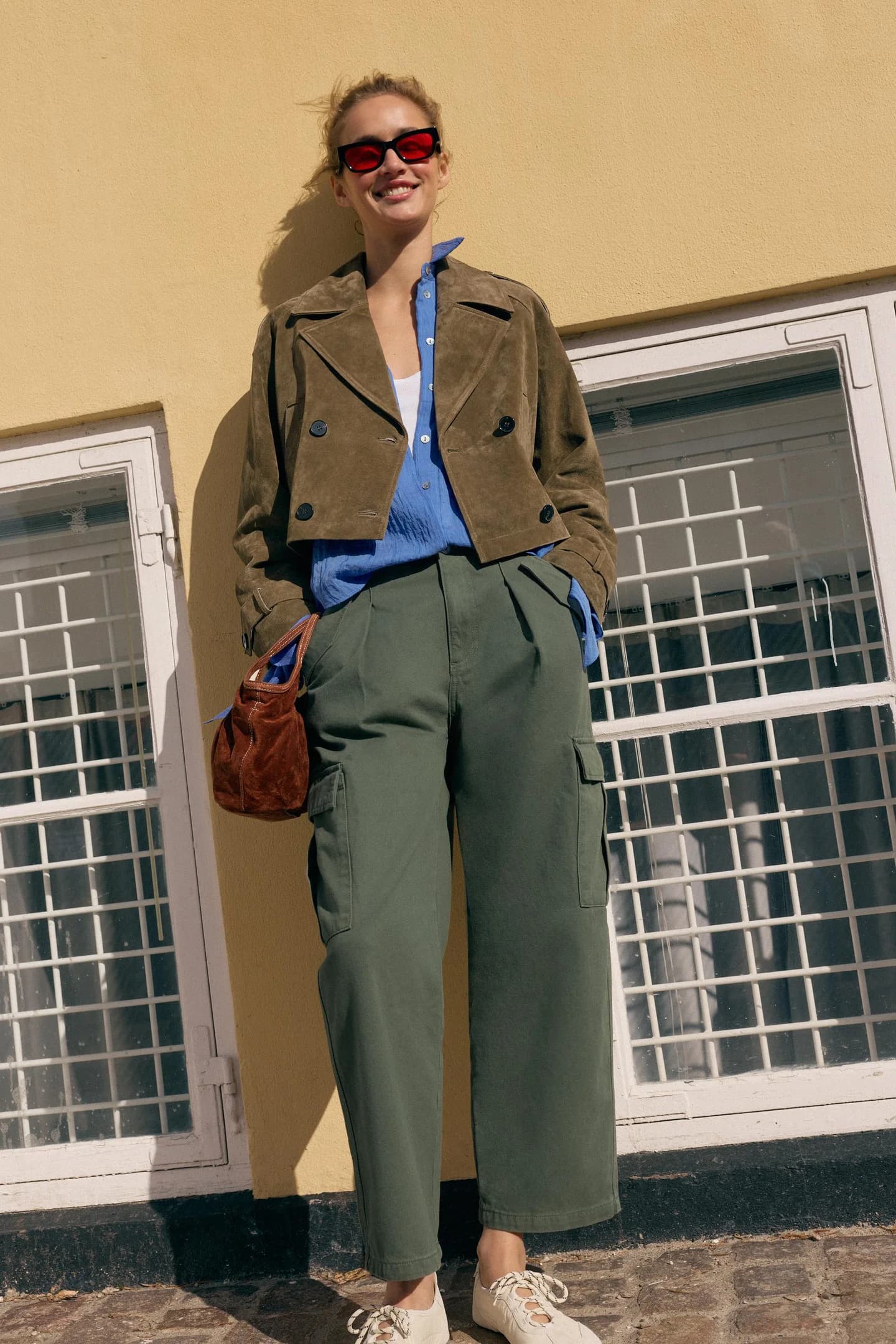 ДЖИНСЫ-КАРГО СО СРЕДНЕЙ ПОСАДКОЙ Z1975 - фото 5