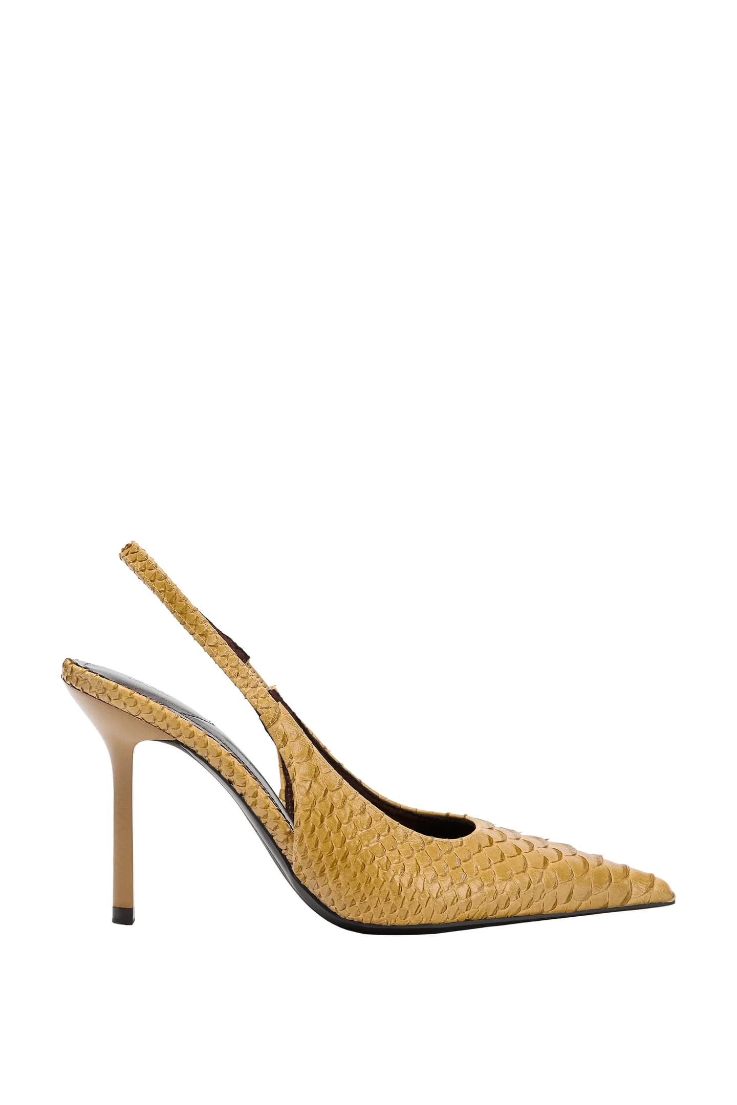 ВЫСОКИЕ БОТИНКИ С ОТКРЫТЫМ КАБЕЛКОМ И ТЕКСТУРОЙ - фото 5