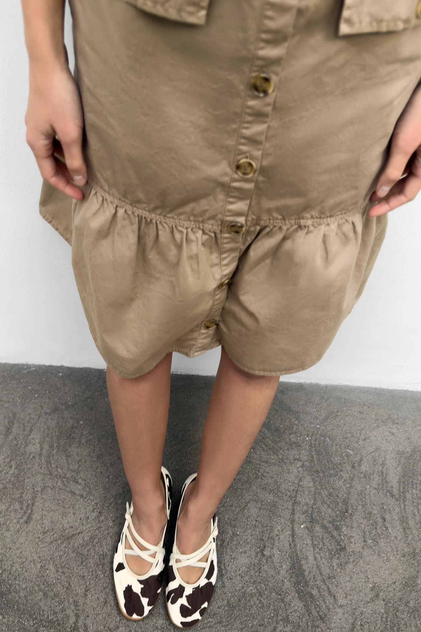 БАЛЕТКИ С ЖИВОТНЫМ УЗОРОМ В ПОЛОСКАХ