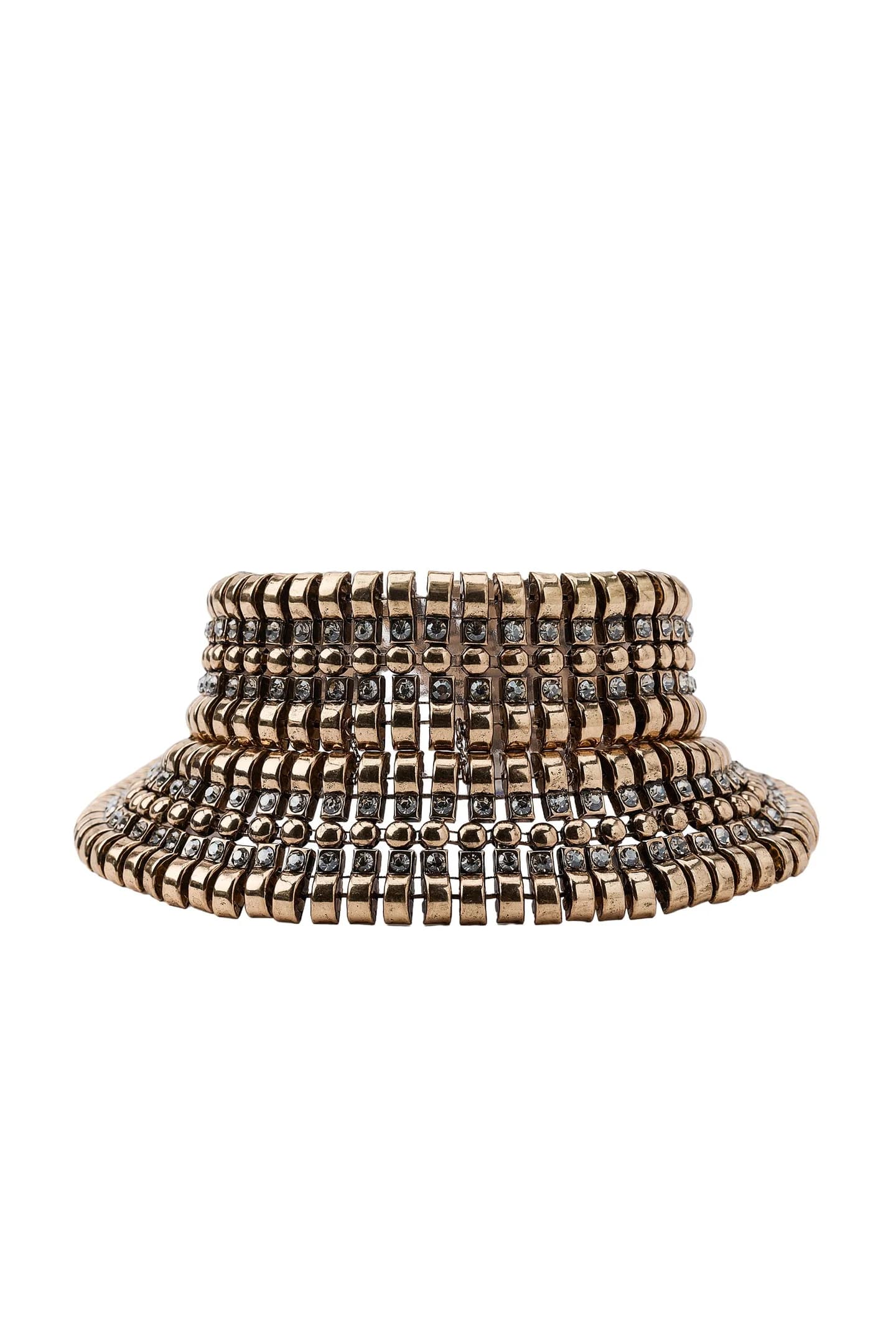 ОЖЕРЕЛЬЕ-ЧОКЕР MAKSY С МЕТАЛЛИЧЕСКИМИ ЭЛЕМЕНТАМИ - фото 3