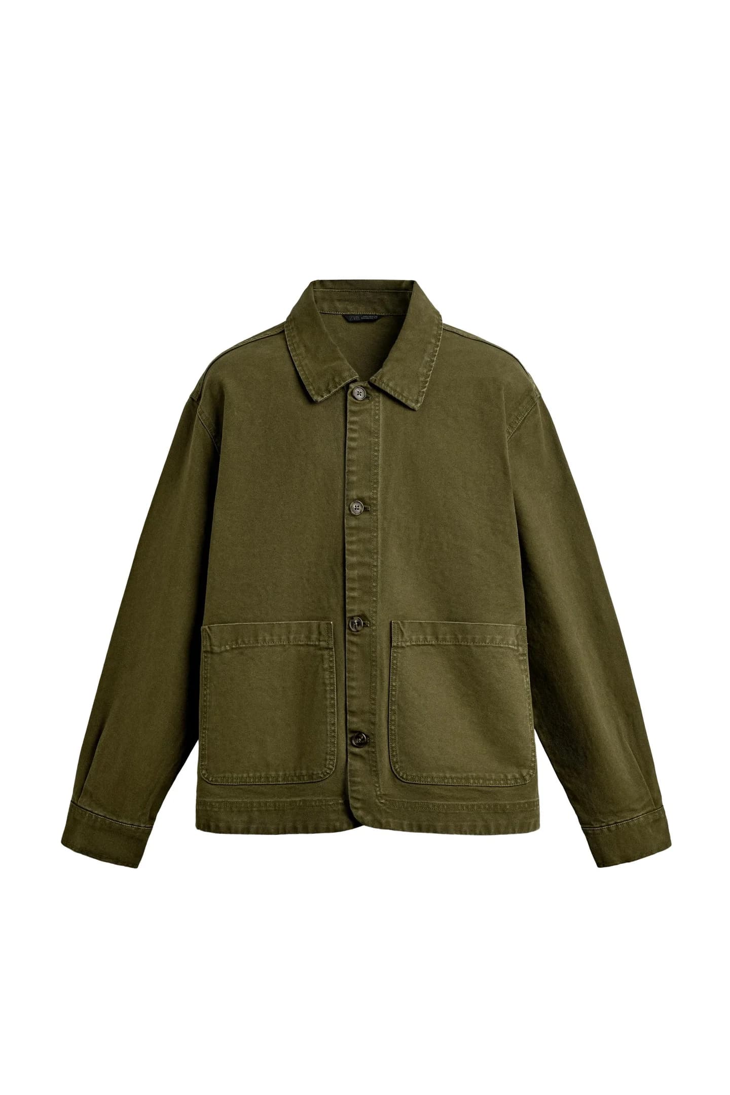 КУРТКА-РУБАШКА СВОБОДНОГО КРОЯ С КАРМАНАМИ - фото 3