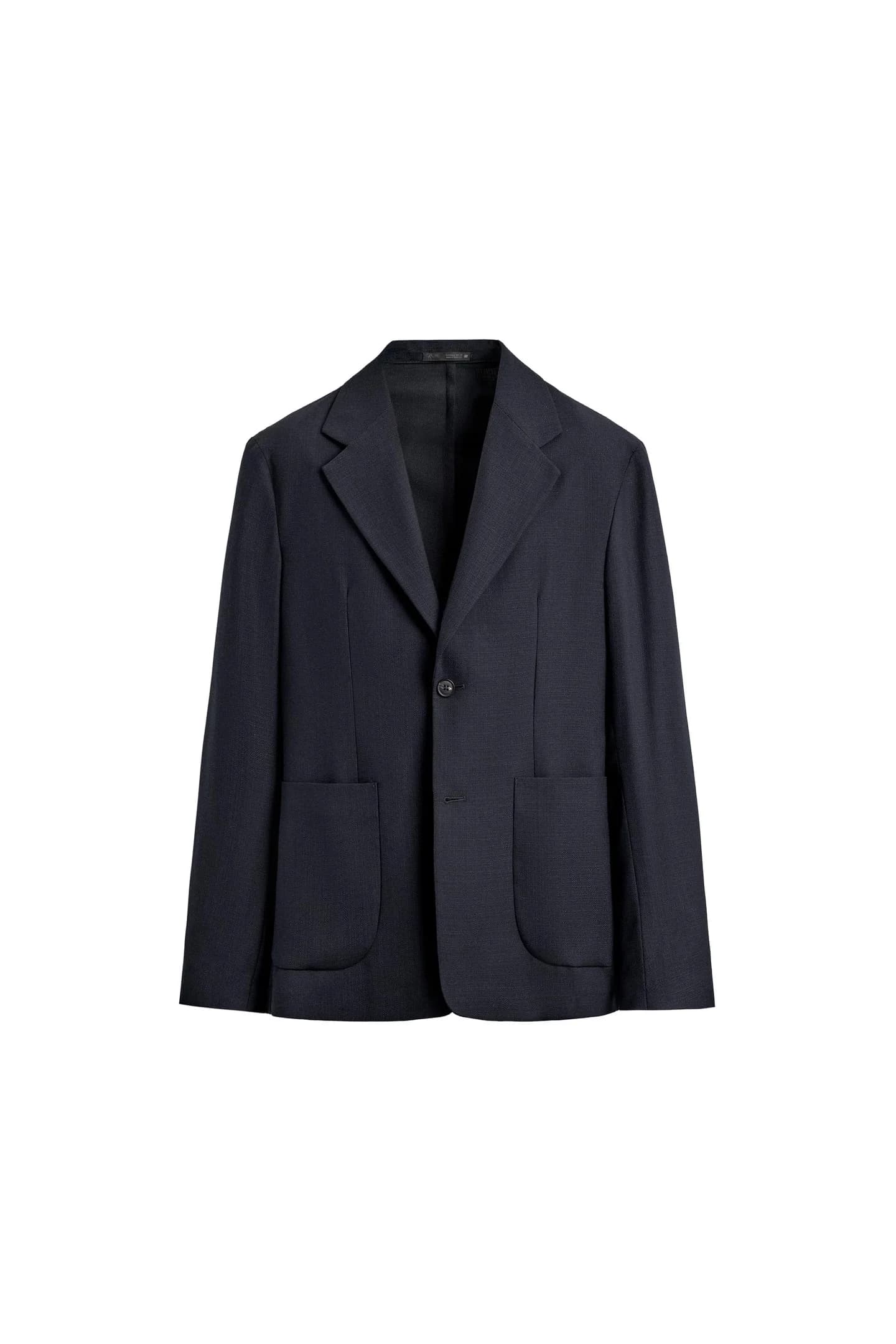 КОСТЮМНЫЙ ПИДЖАК СВОБОДНОГО КРАЯ ИЗ СТРУКТУРИРОВАННОЙ ТКАНИ - фото 3