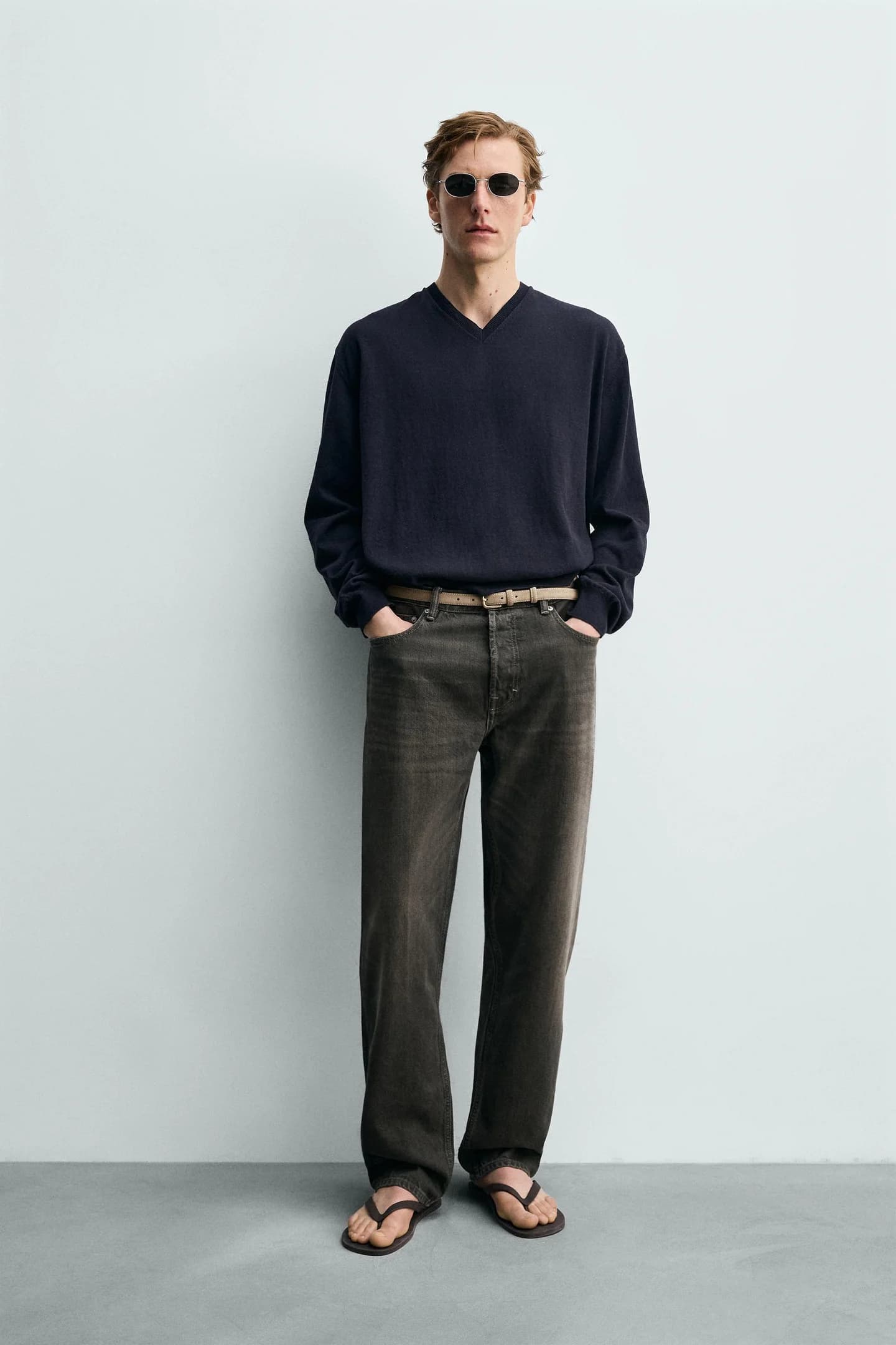 ПРЯМЫЕ ДЖИНСЫ - фото 2