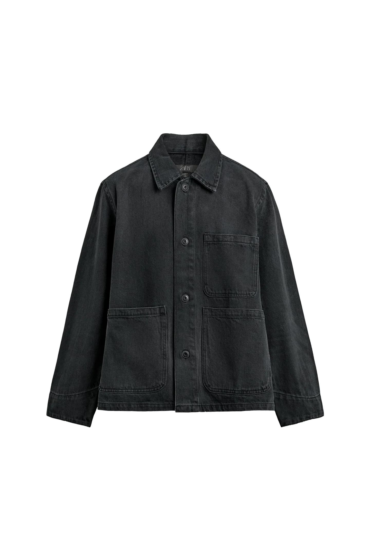 КУРТКА-РУБАШКА СВОБОДНОГО КРОЯ С КАРМАНАМИ - фото 3