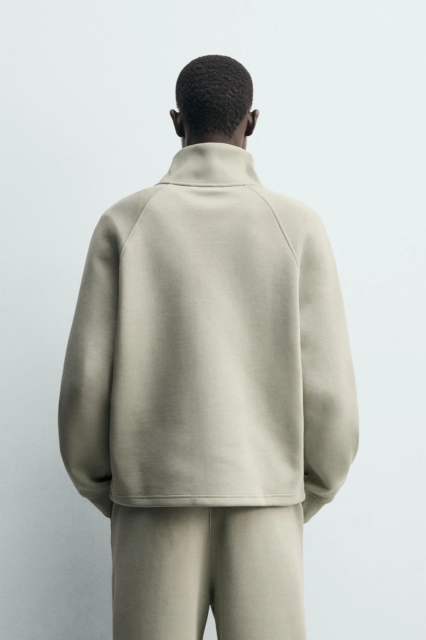 СВИТШОТ НА МОЛНИИ ИЗ ТКАНИ ИНТЕРЛОК - фото 2