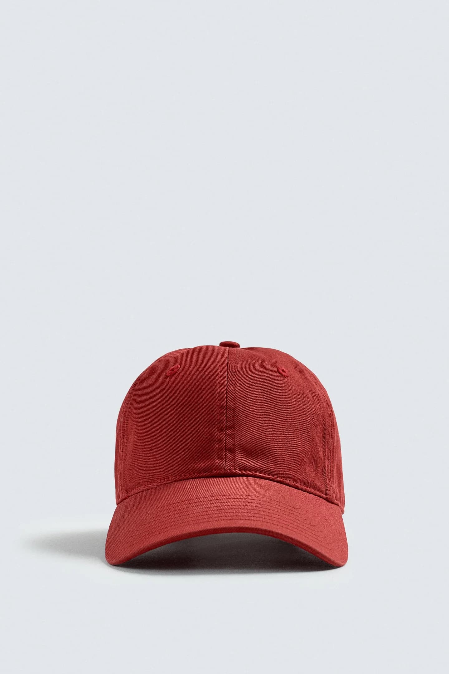 ХЛОПКОВАЯ ШЛЯПА С ЭФФЕКТОМ СТИРКИ - фото 3