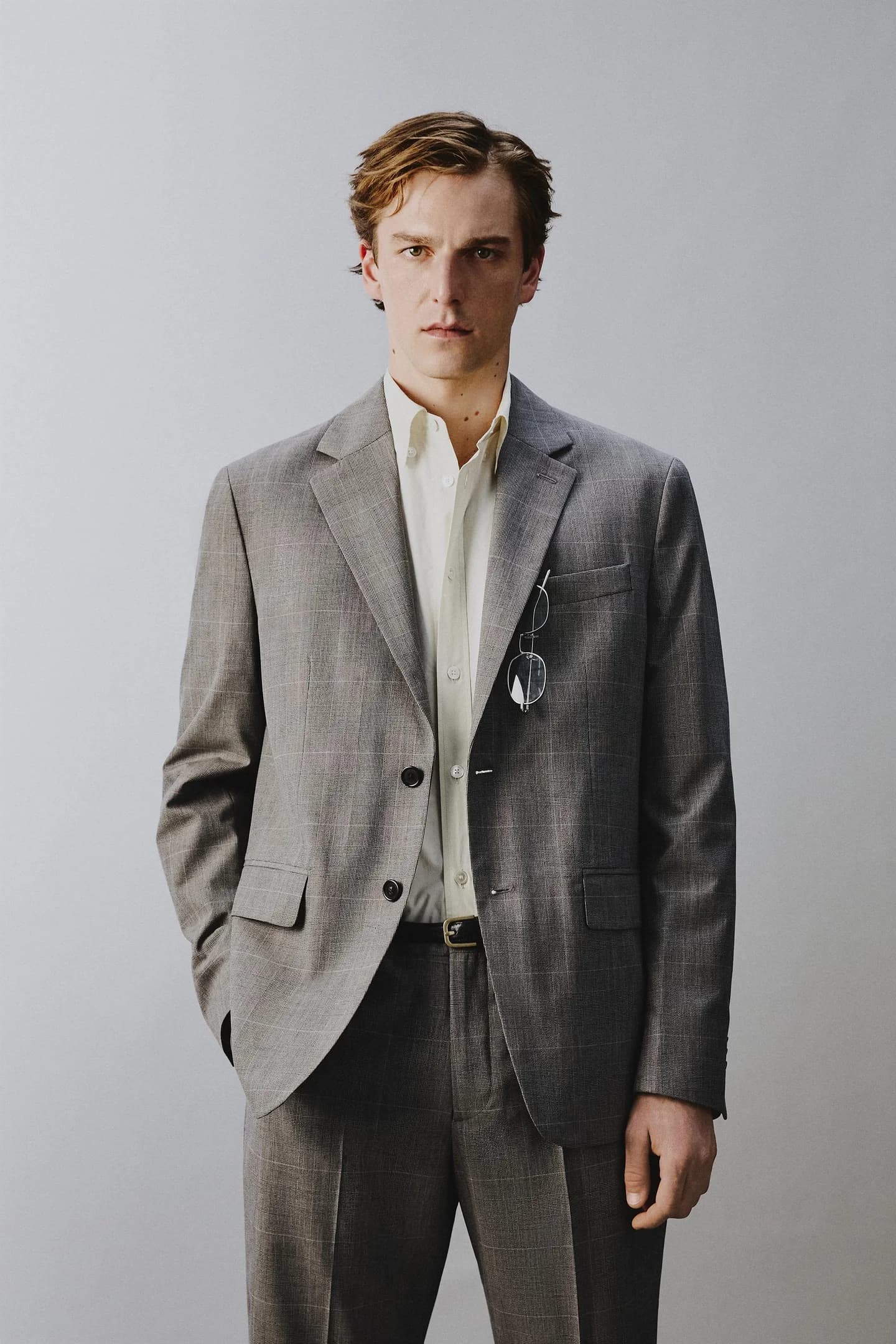 БЛЕЙЗЕР ИЗ КОСТЮМА В КЛЕТКУ - фото 2