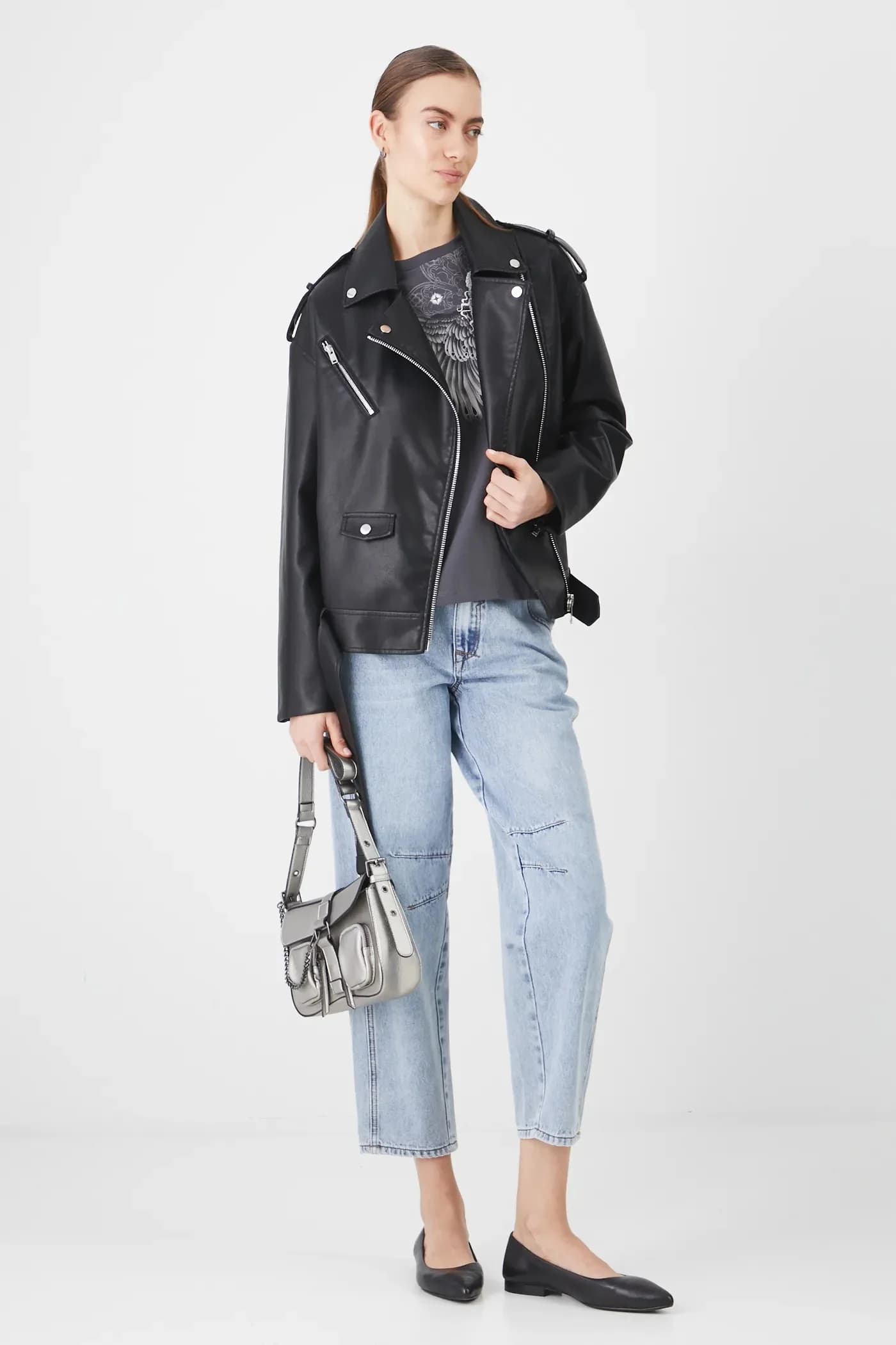 Хлопковые джинсы - фото 2